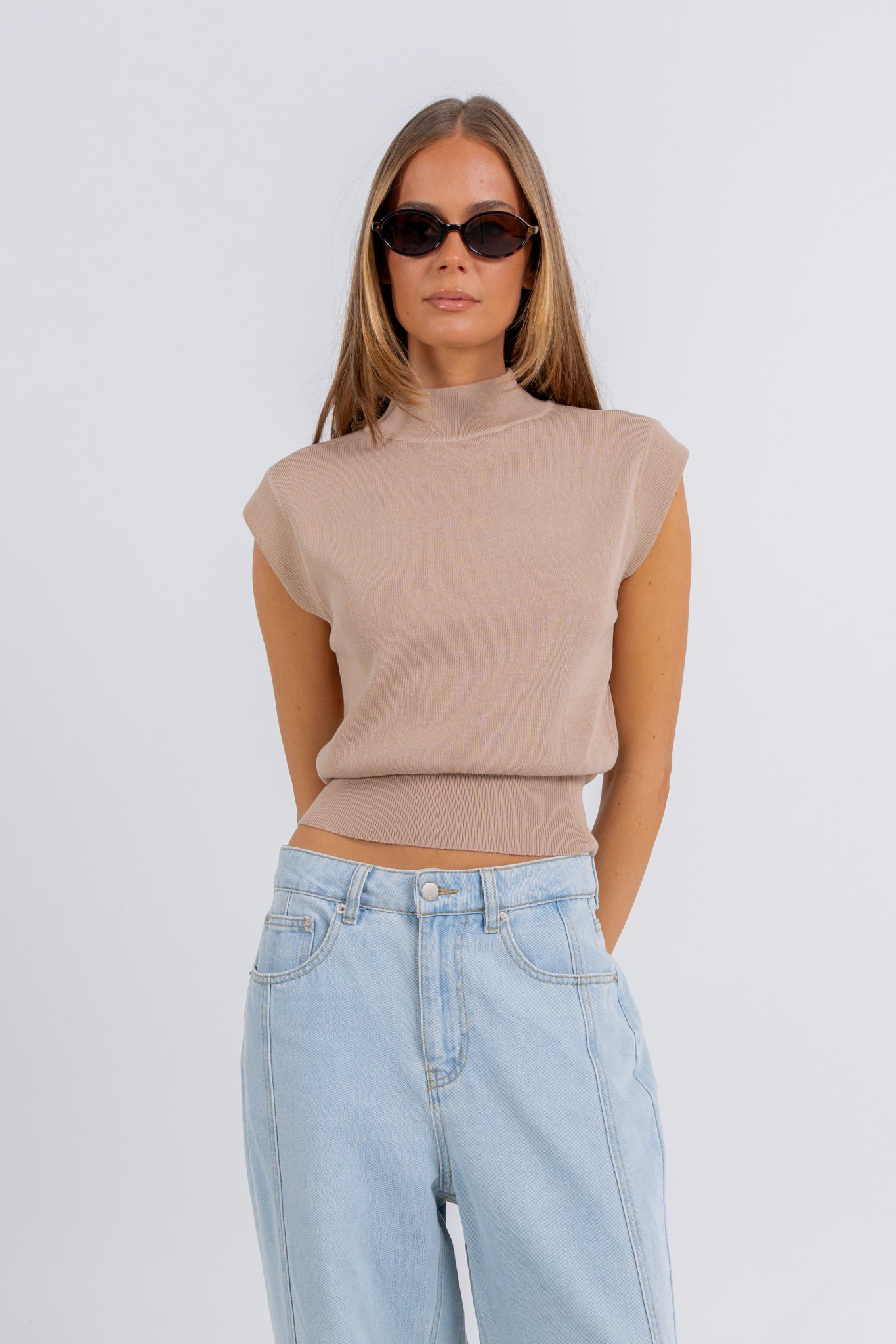 Zeyla Top Taupe