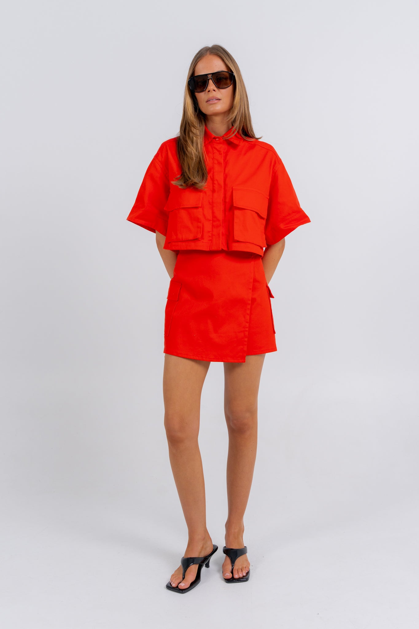 Valtos Skirt Red