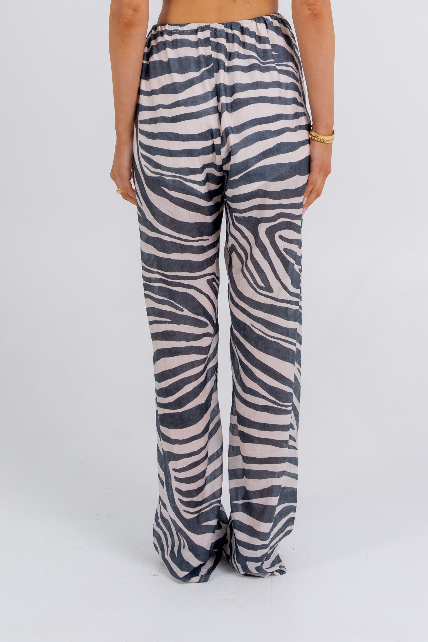 Elcie Pant Zebra Print