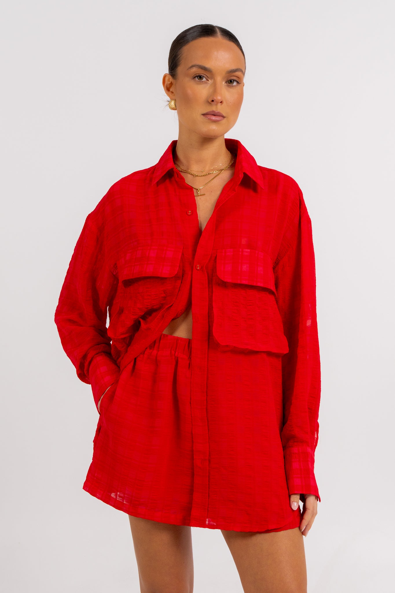 Olinda Short Red