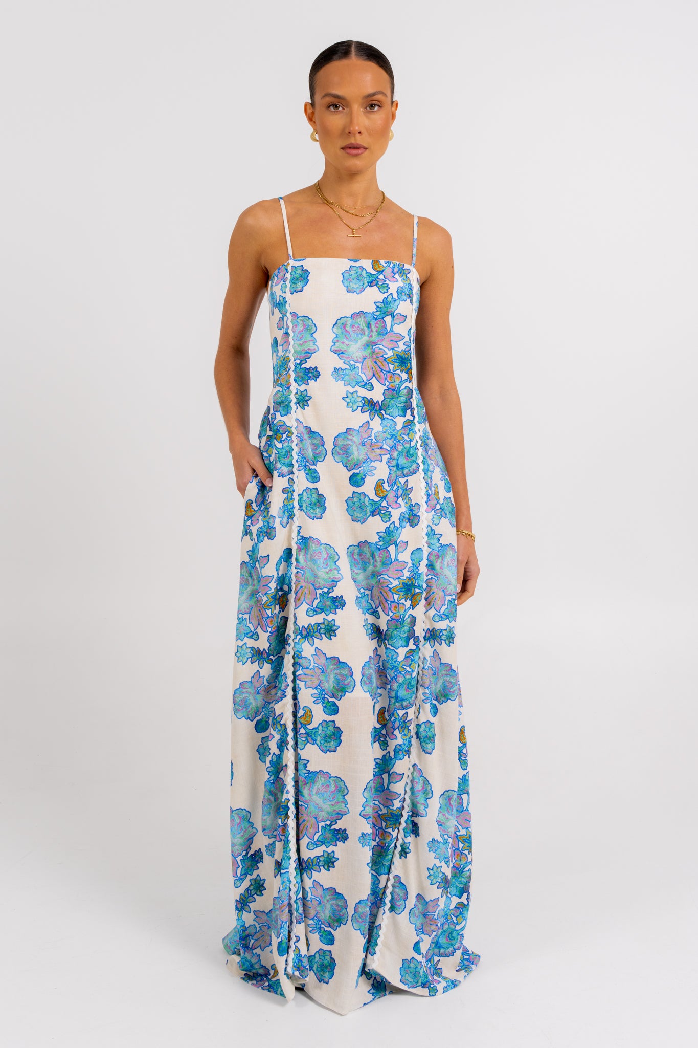 Grazie Maxi Dress Inkora Print