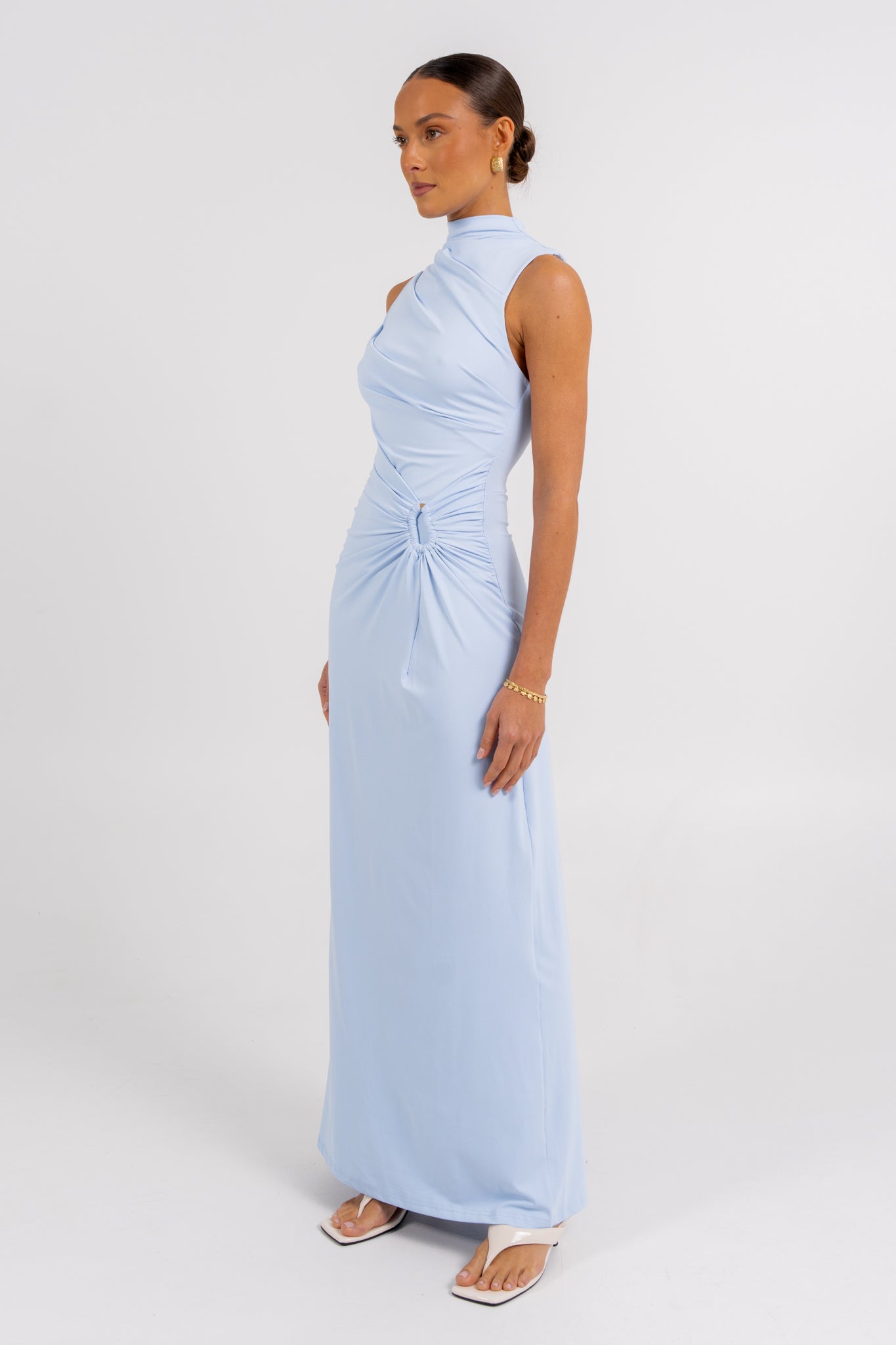 Ulla Maxi Dress Baby Blue