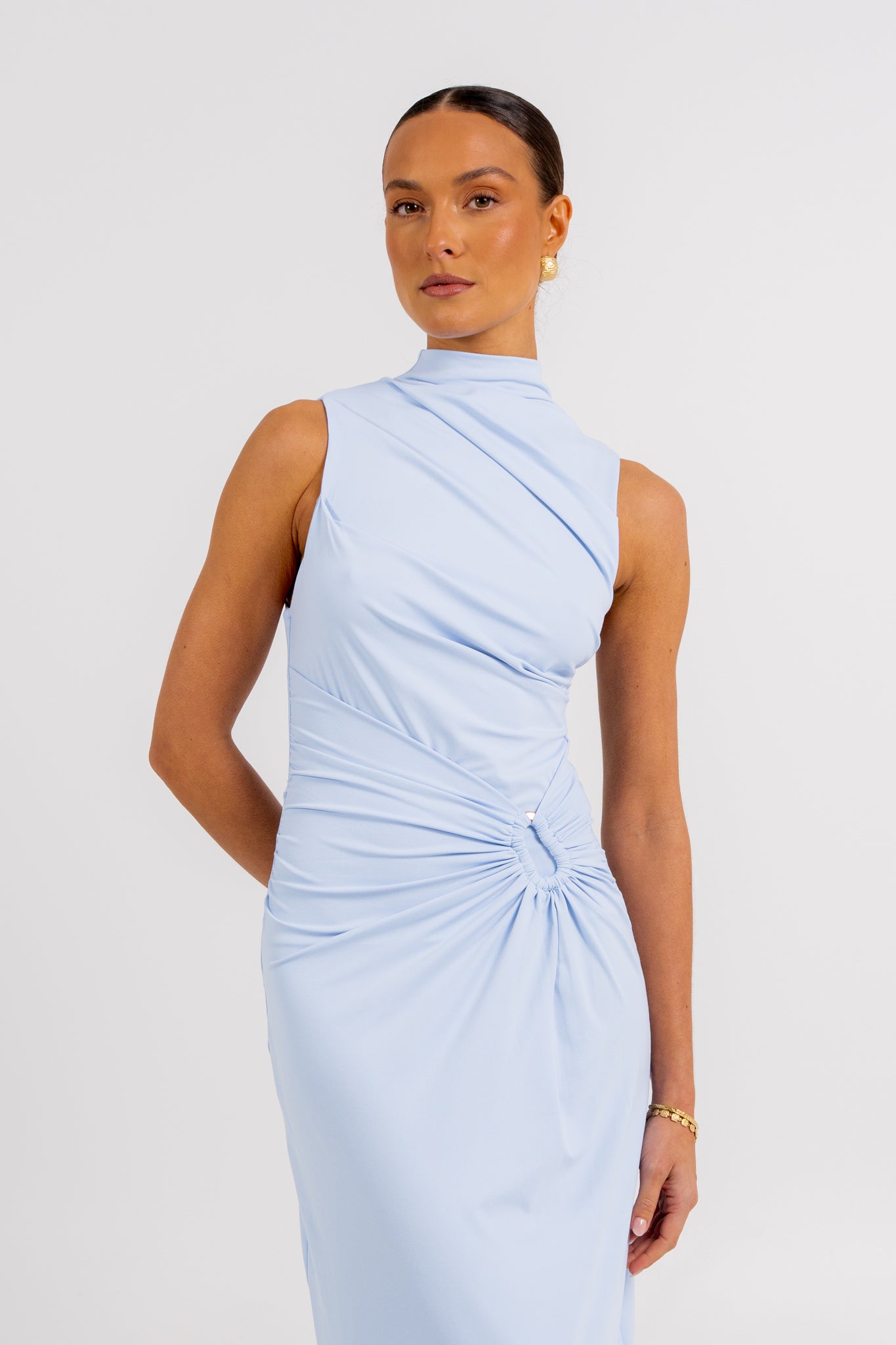 Ulla Maxi Dress Baby Blue