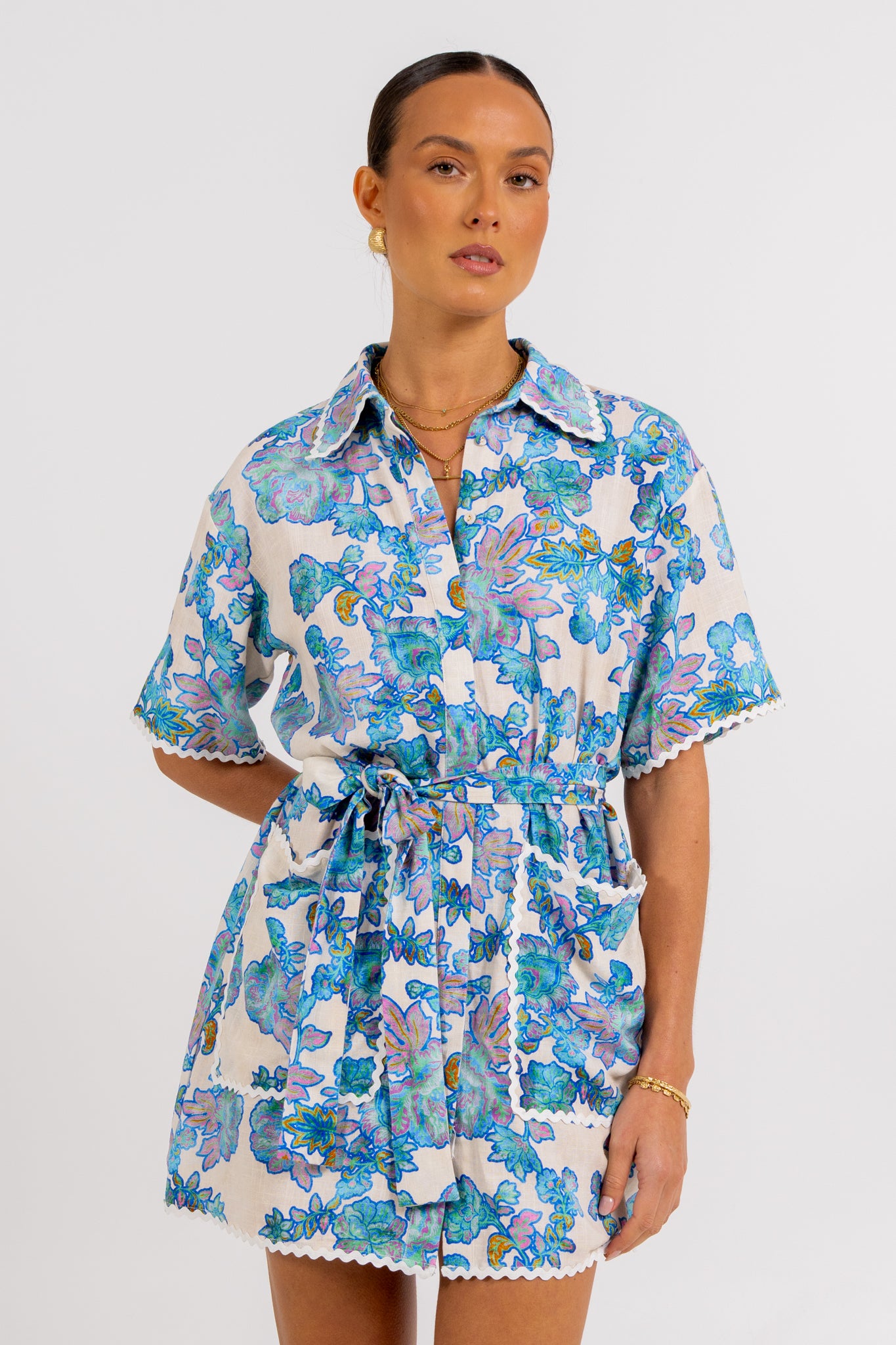 Bello Mini Dress Inkora Print