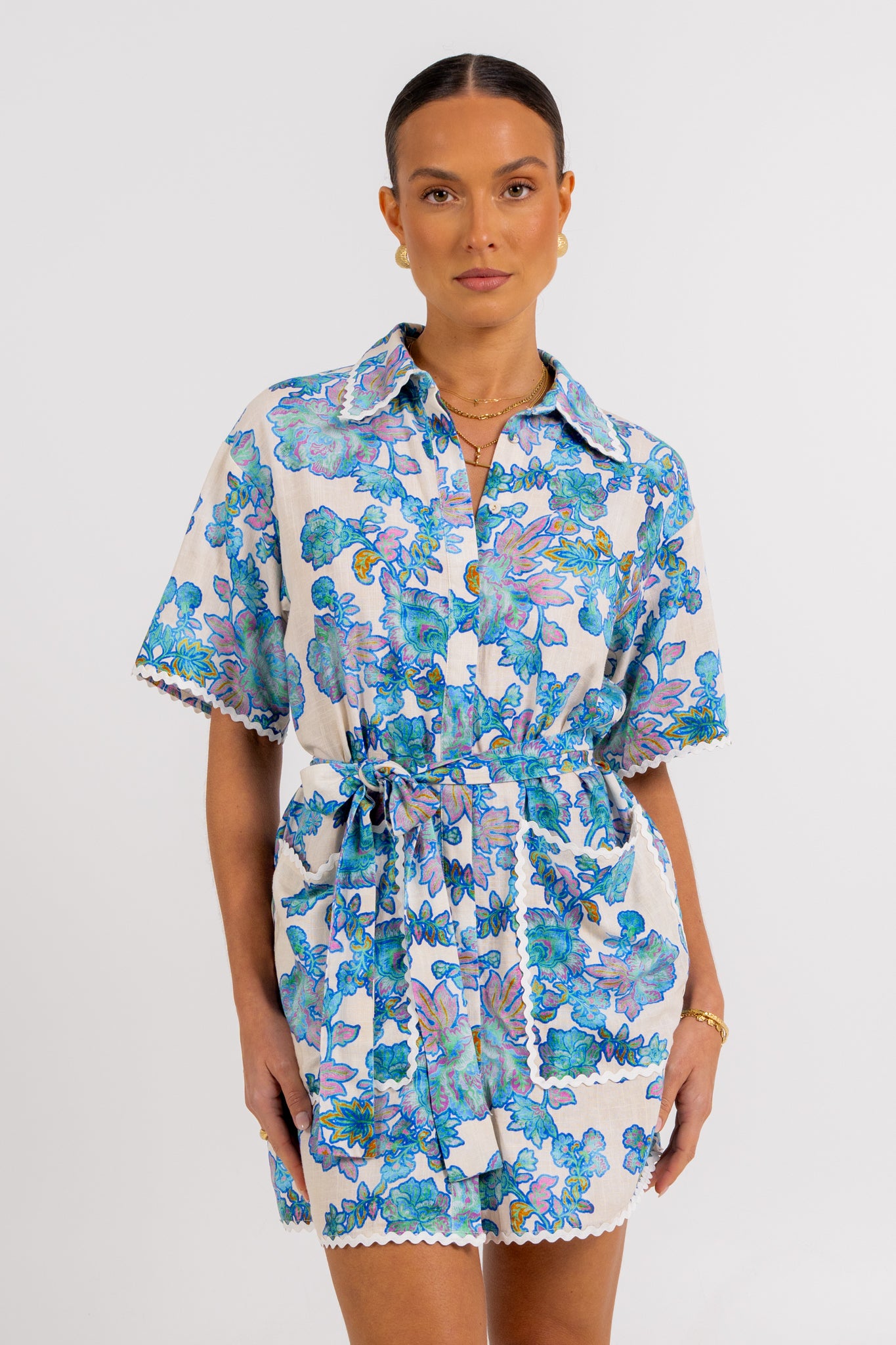 Bello Mini Dress Inkora Print