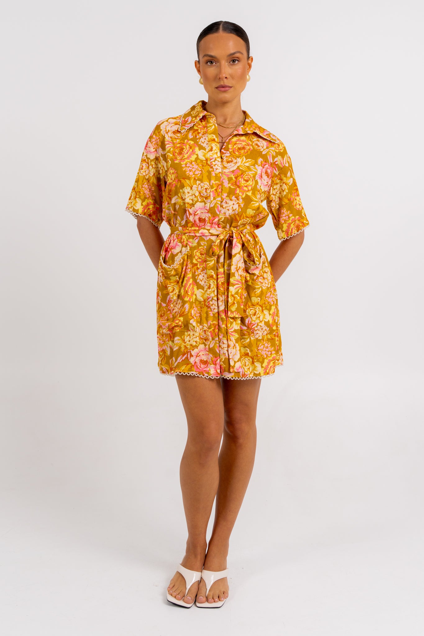 Bello Mini Dress Hinterbloom Print