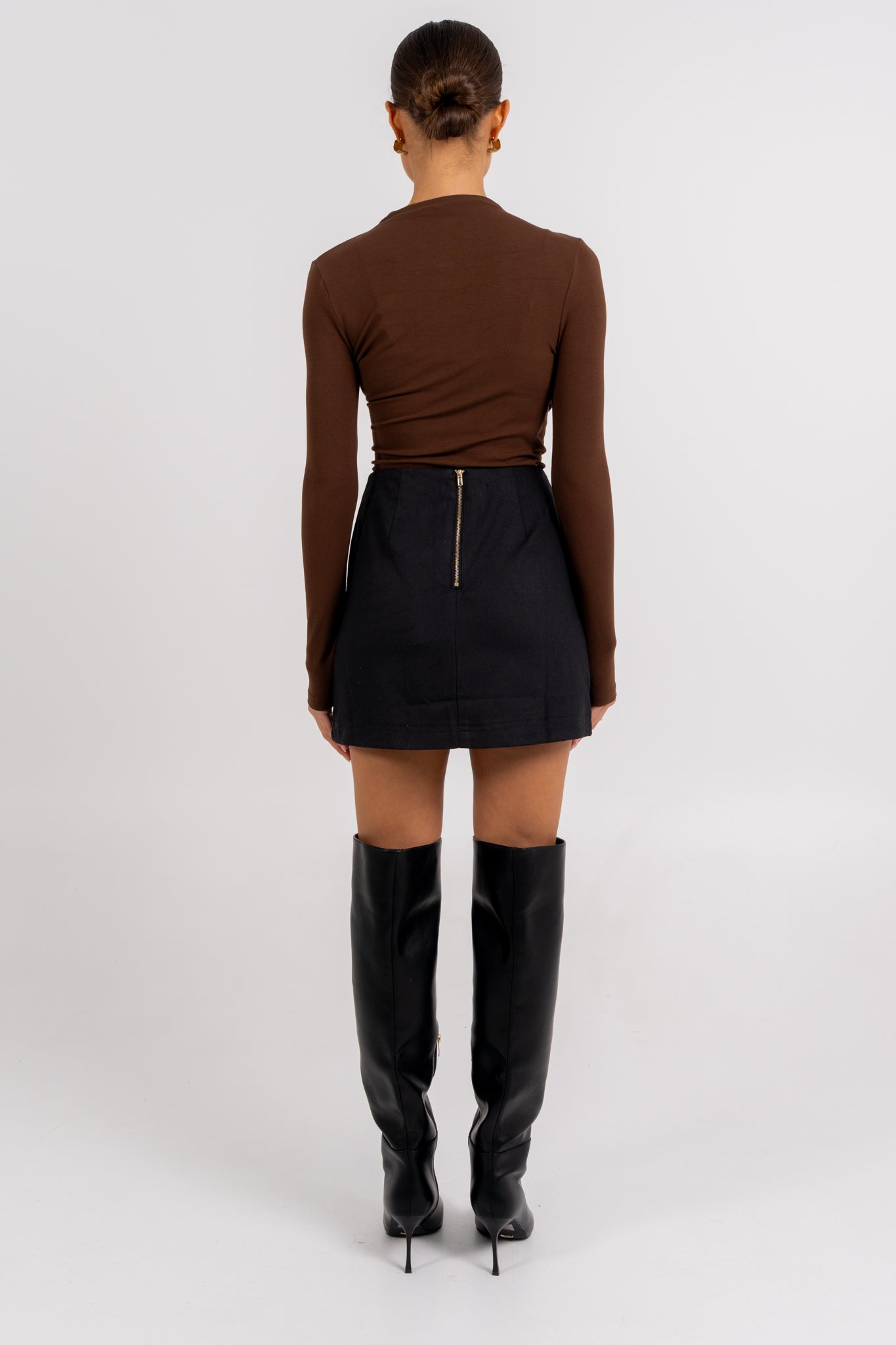 Basilio Mini Skirt Black