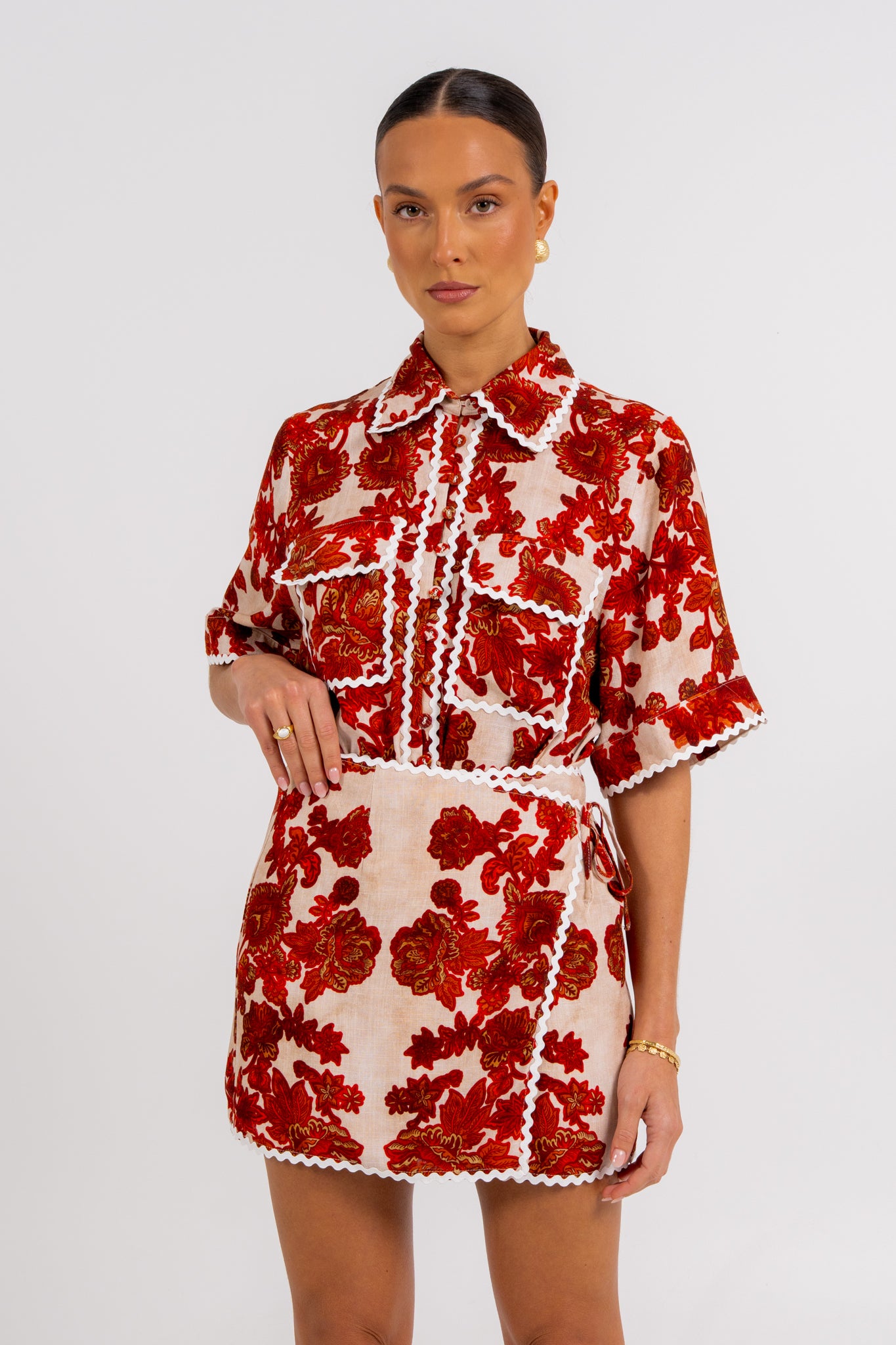 Ivy Mini Skirt Avenelle Print