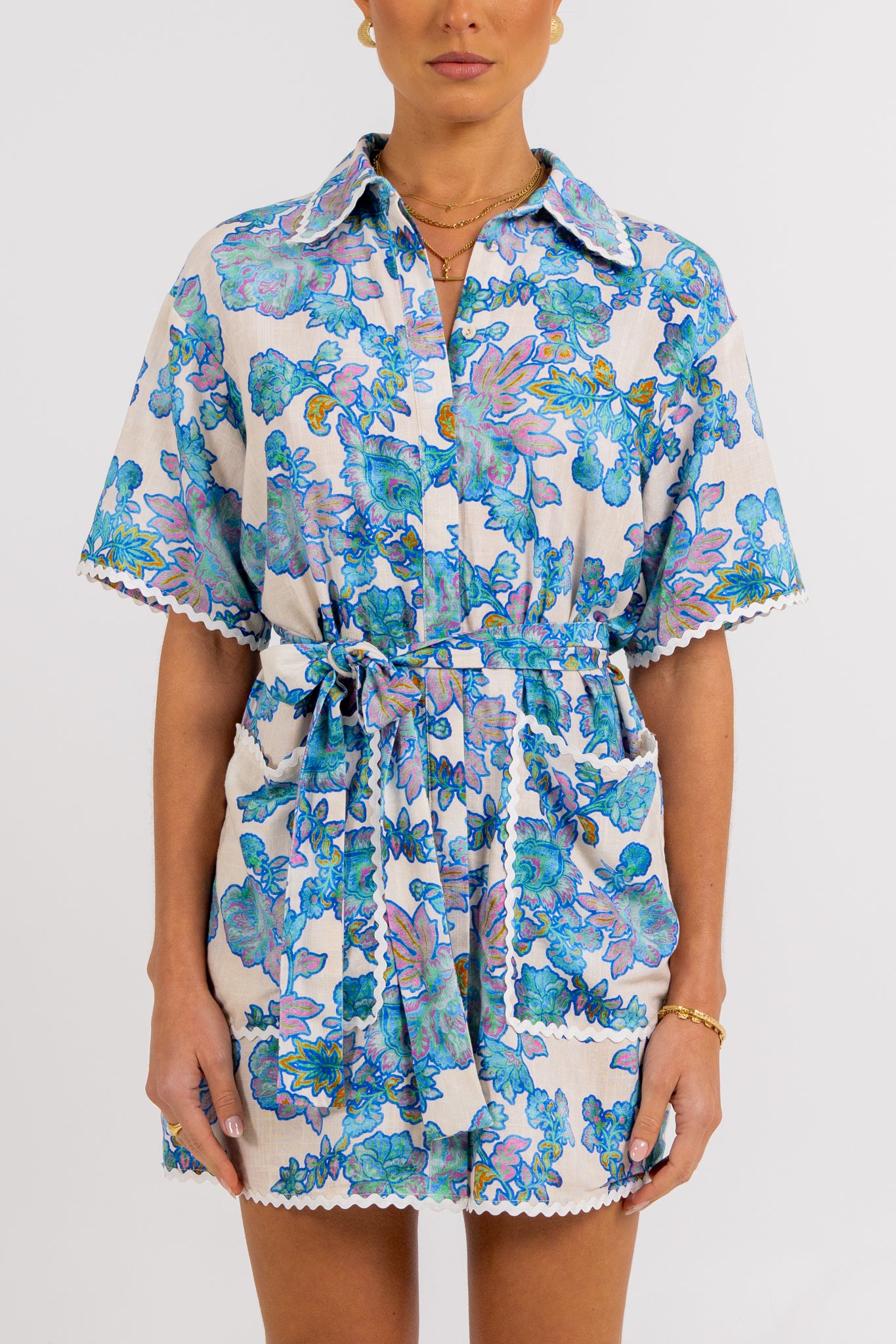Bello Mini Dress Inkora Print