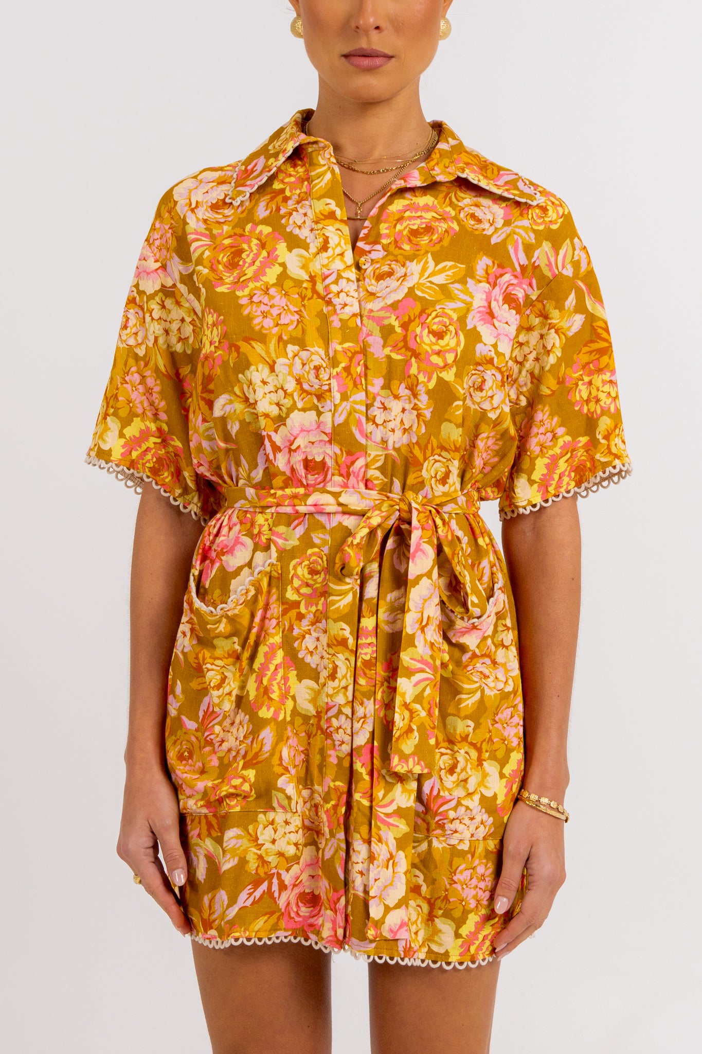 Bello Mini Dress Hinterbloom Print