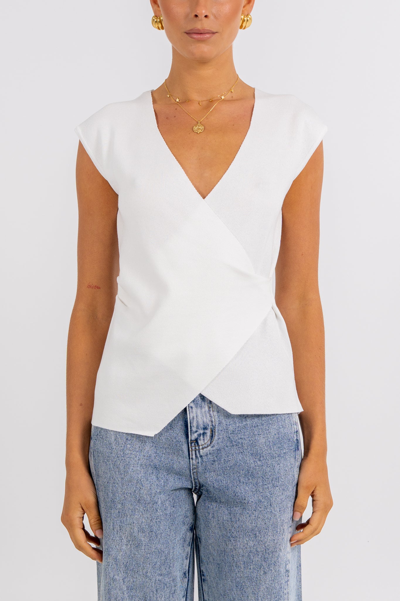 Delaney Top White