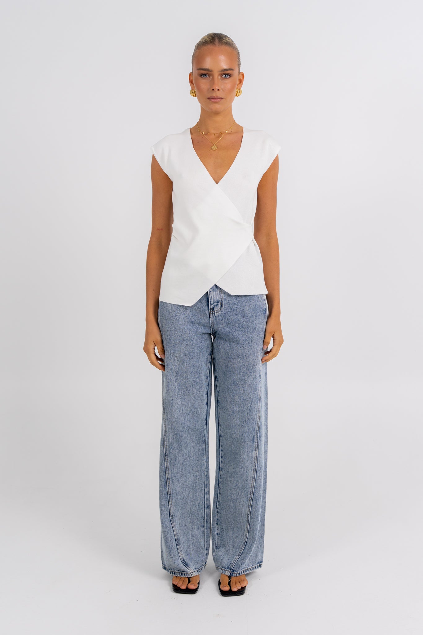 Delaney Top White