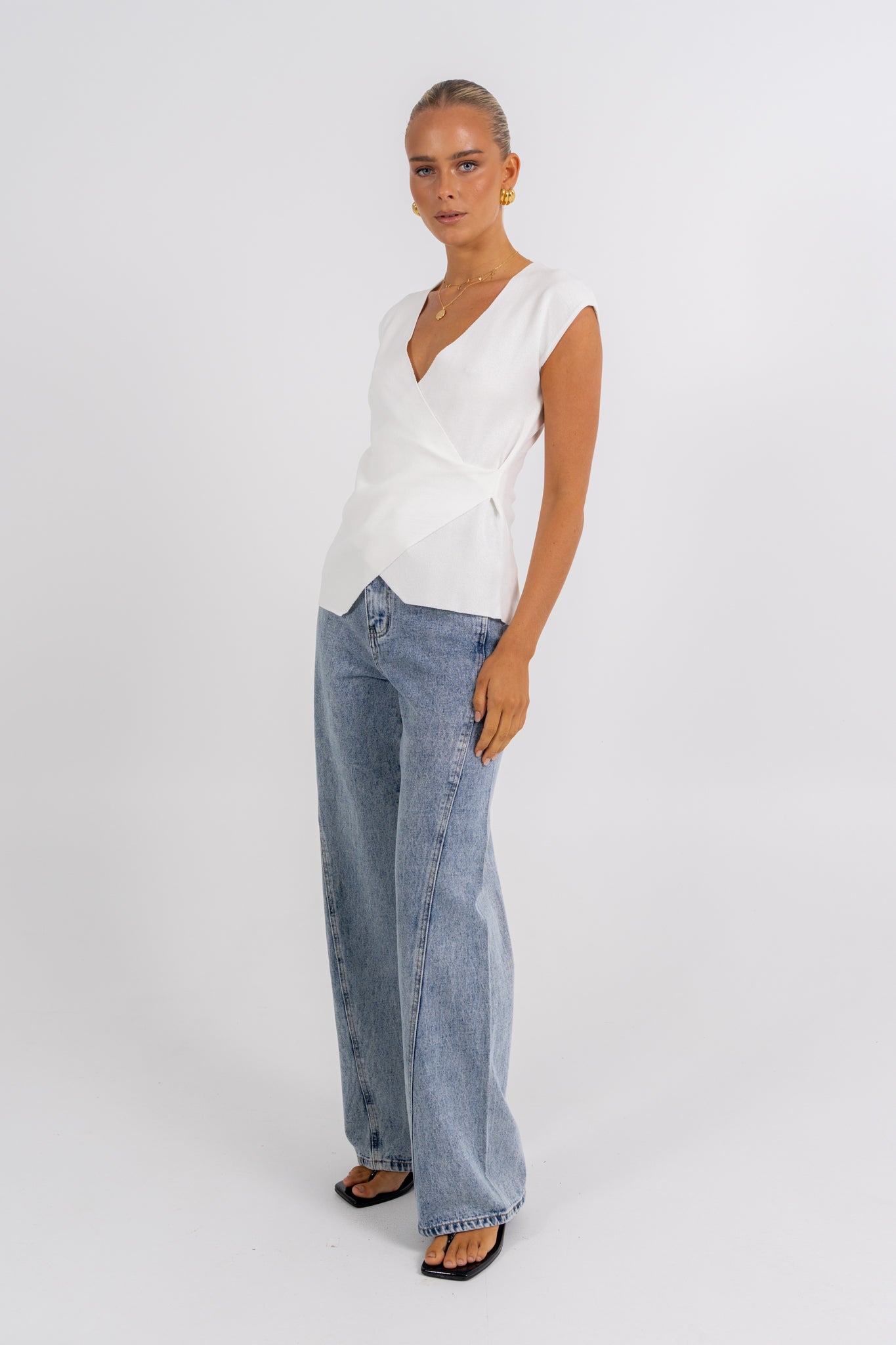 Delaney Top White