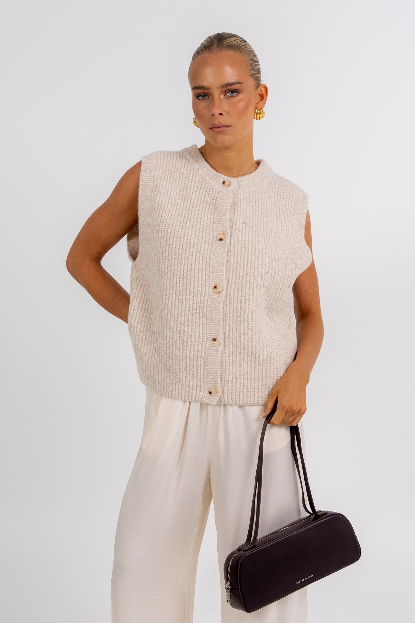 Louise Knit Oatmeal
