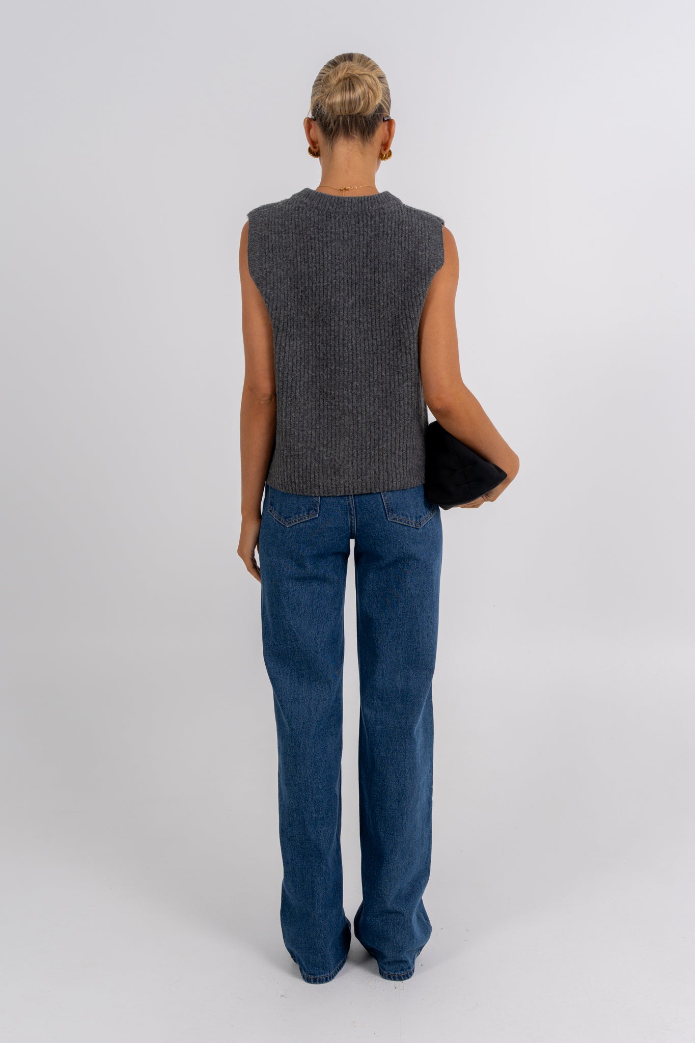 Louise Knit Charcoal