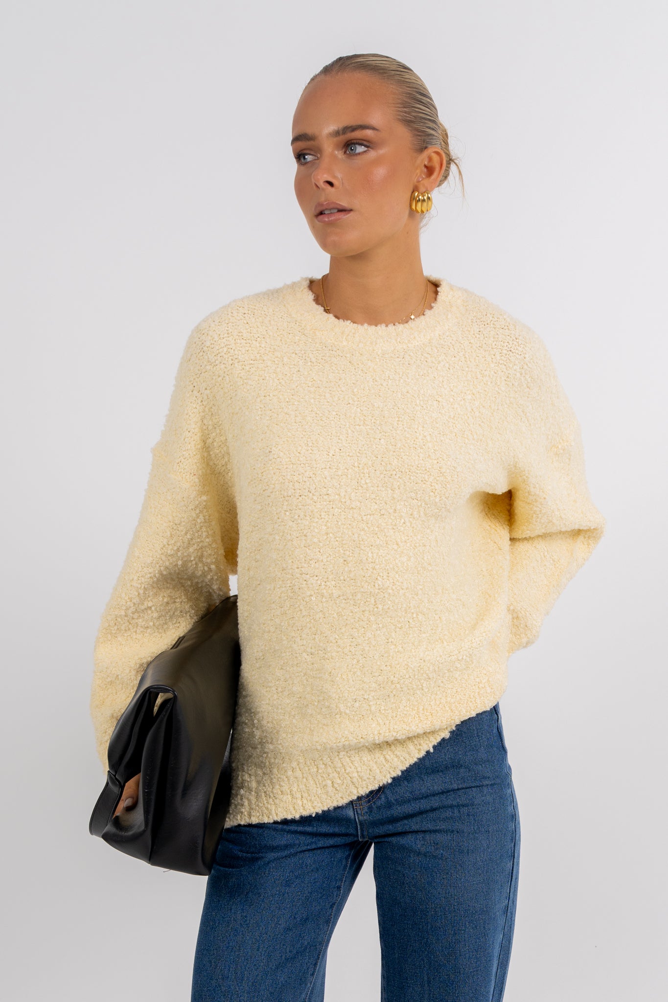 Bobbie Knit Jumper Lemon