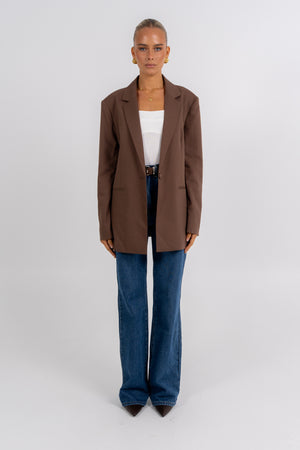 Quade Blazer Chocolate