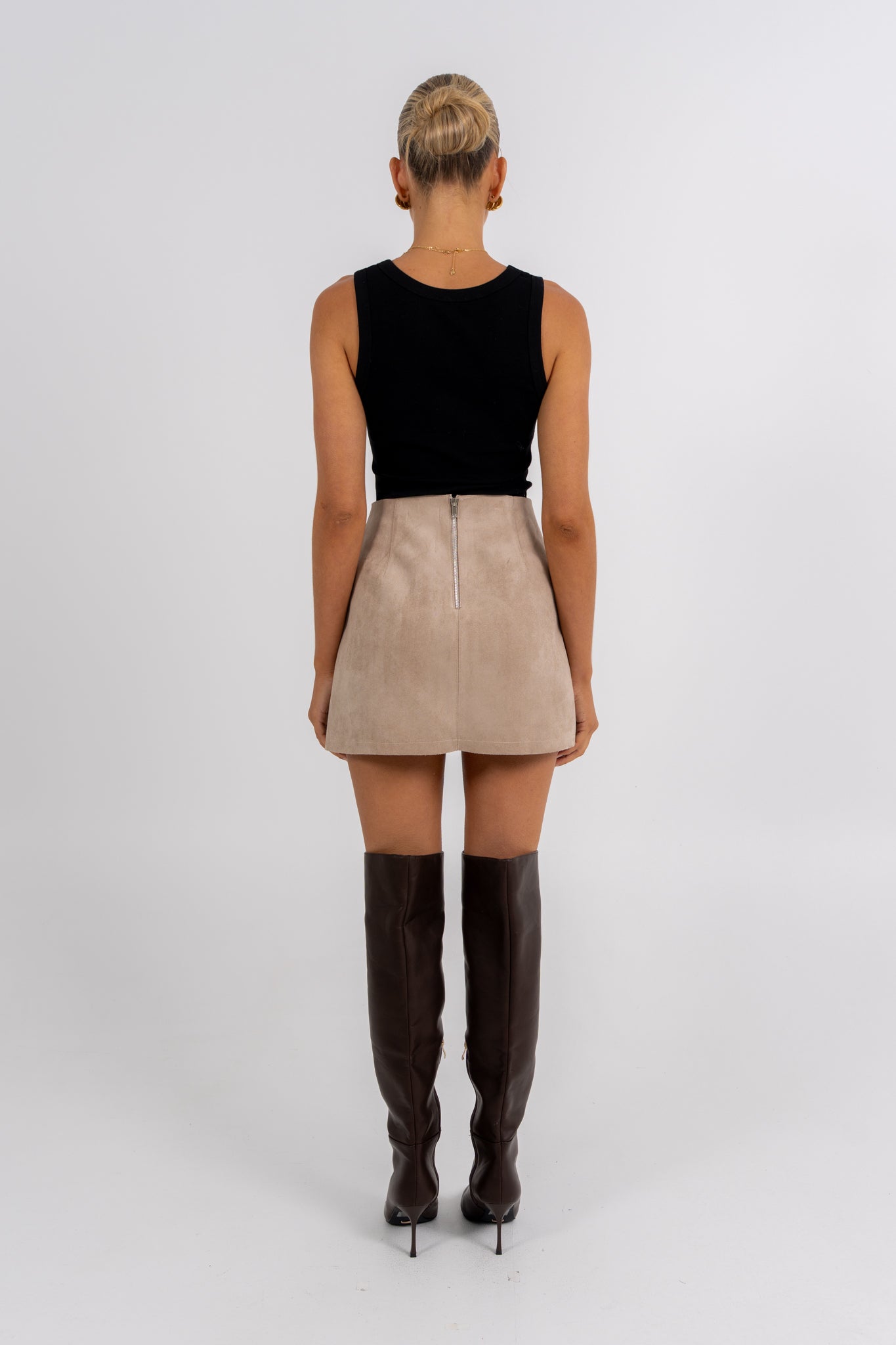 Reya Mini Skirt Stone