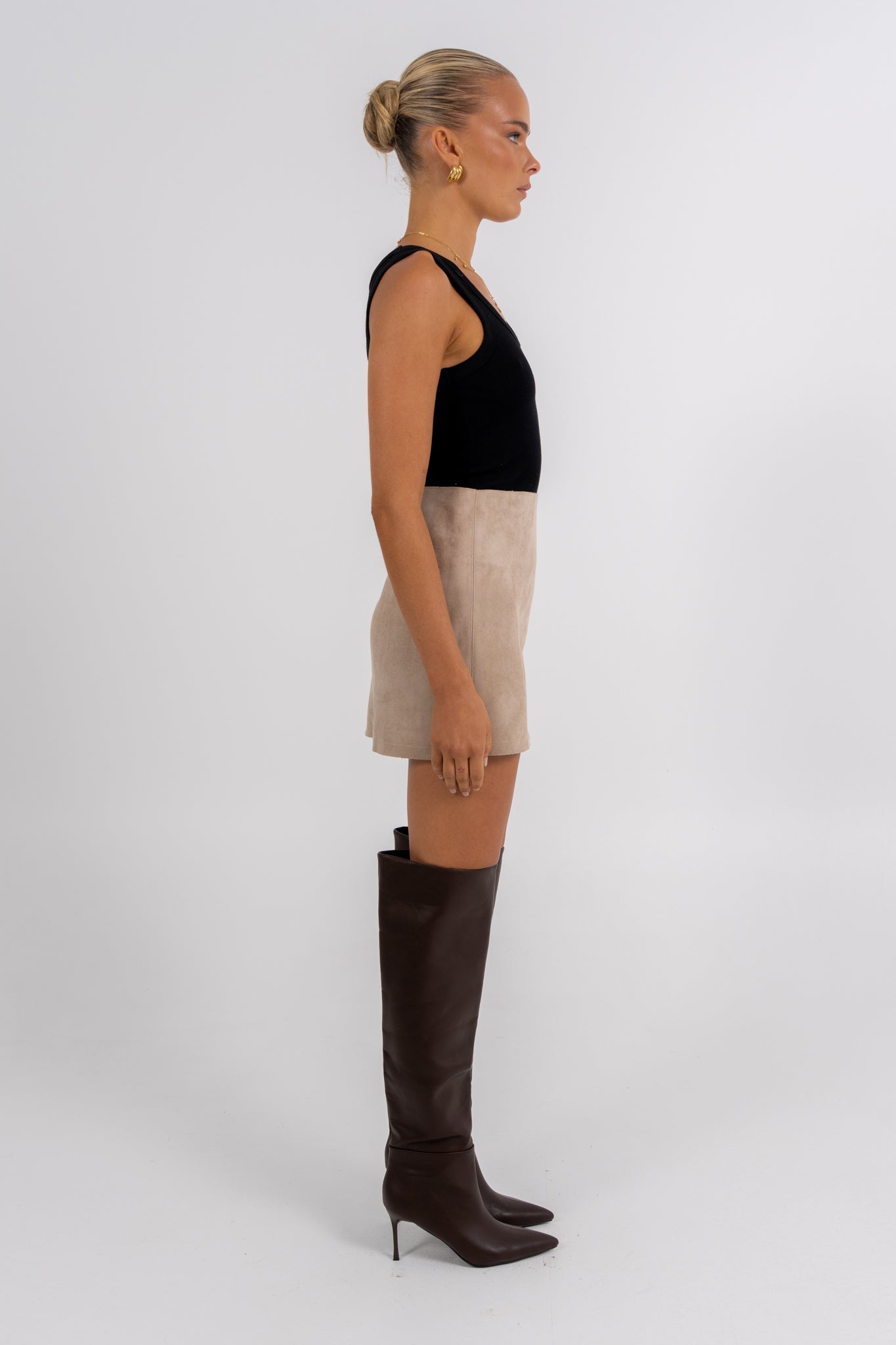 Reya Mini Skirt Stone