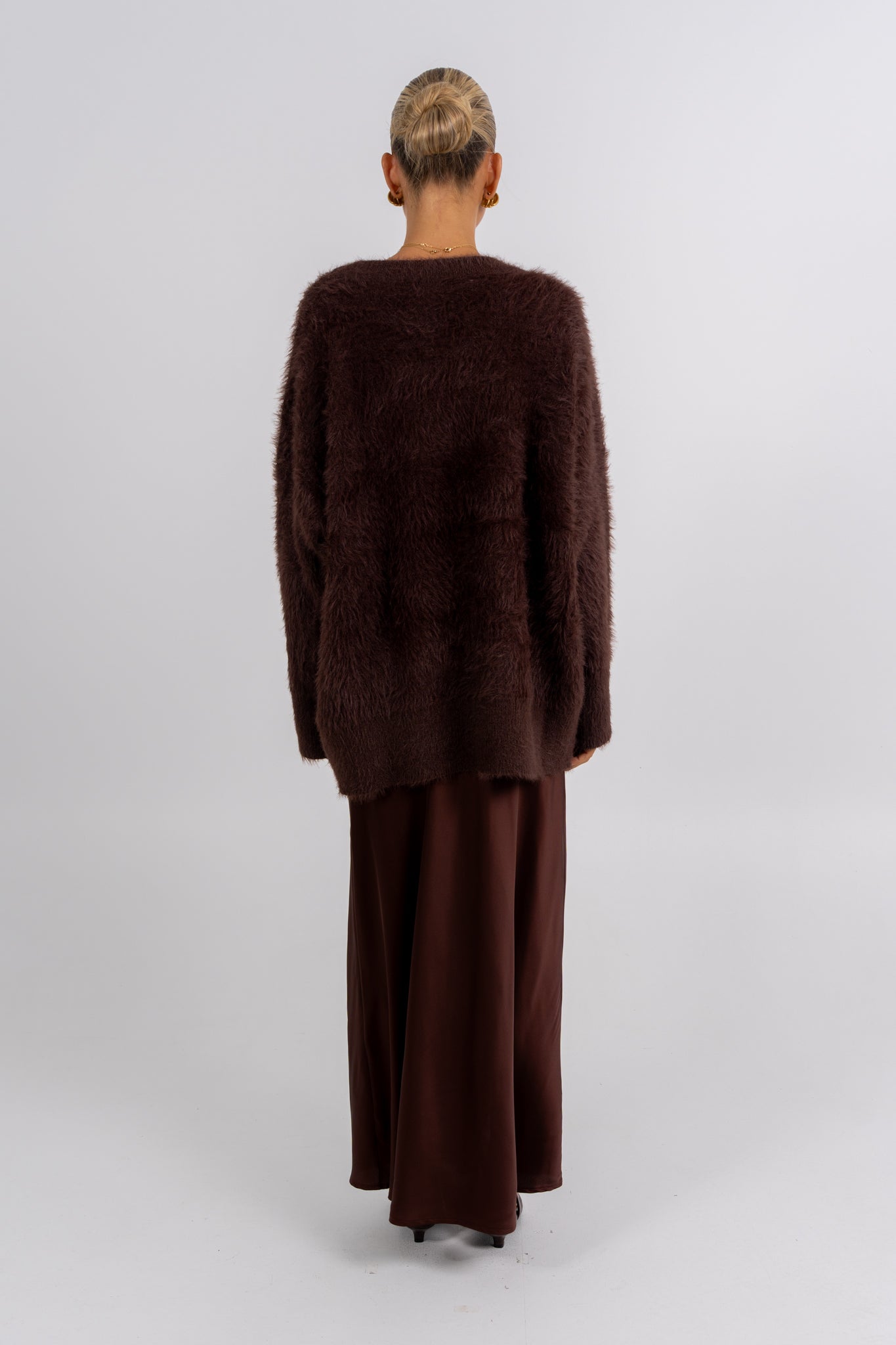 Xina Maxi Skirt Chocolate