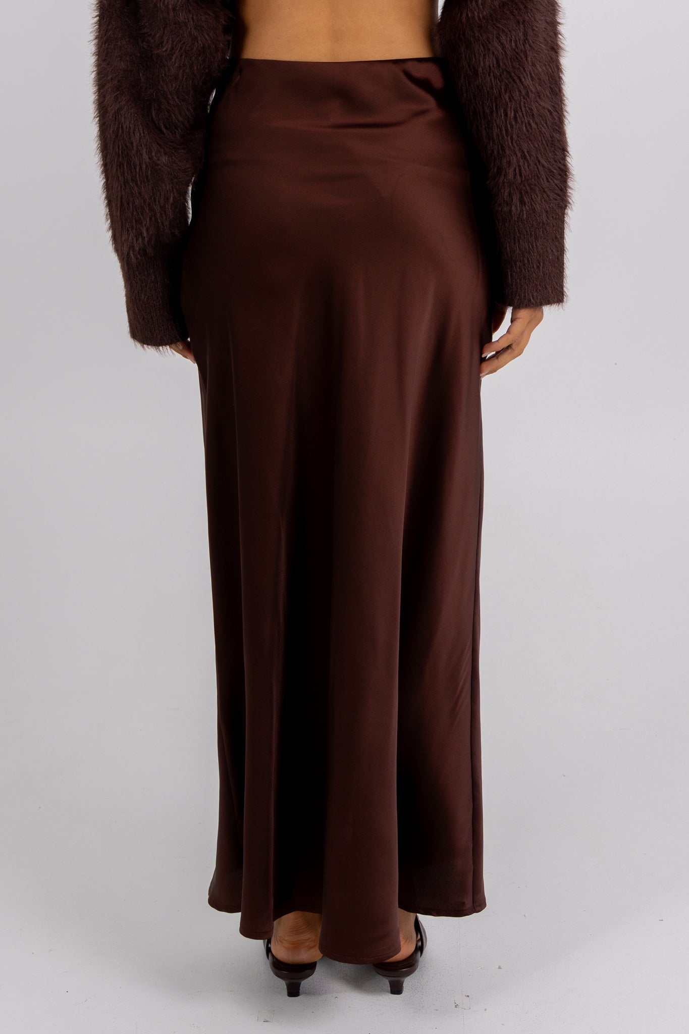 Xina Maxi Skirt Chocolate