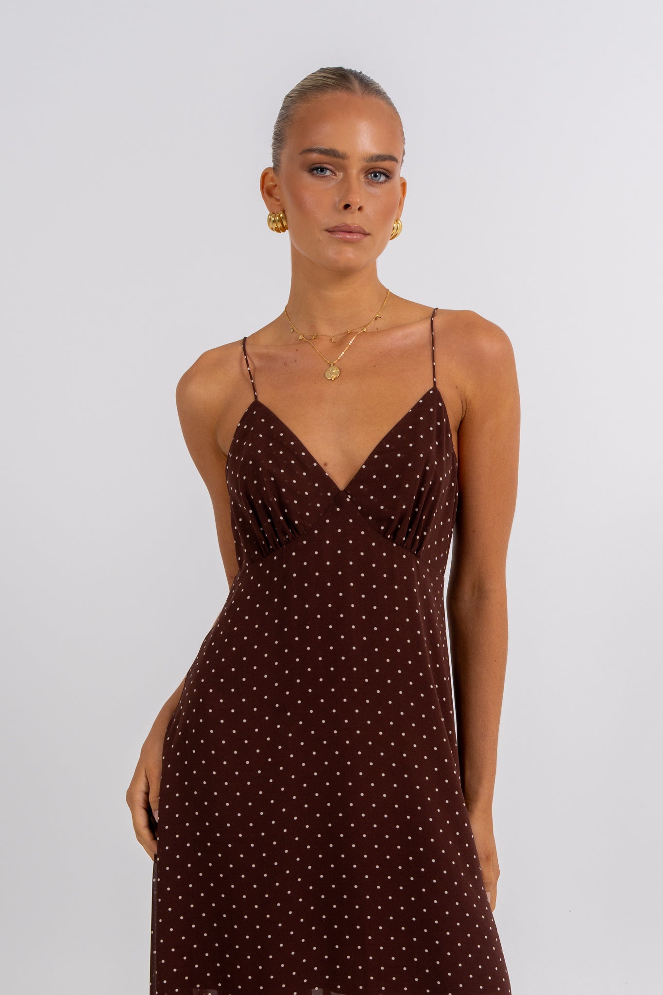 Chloe Maxi Dress Polka Dot