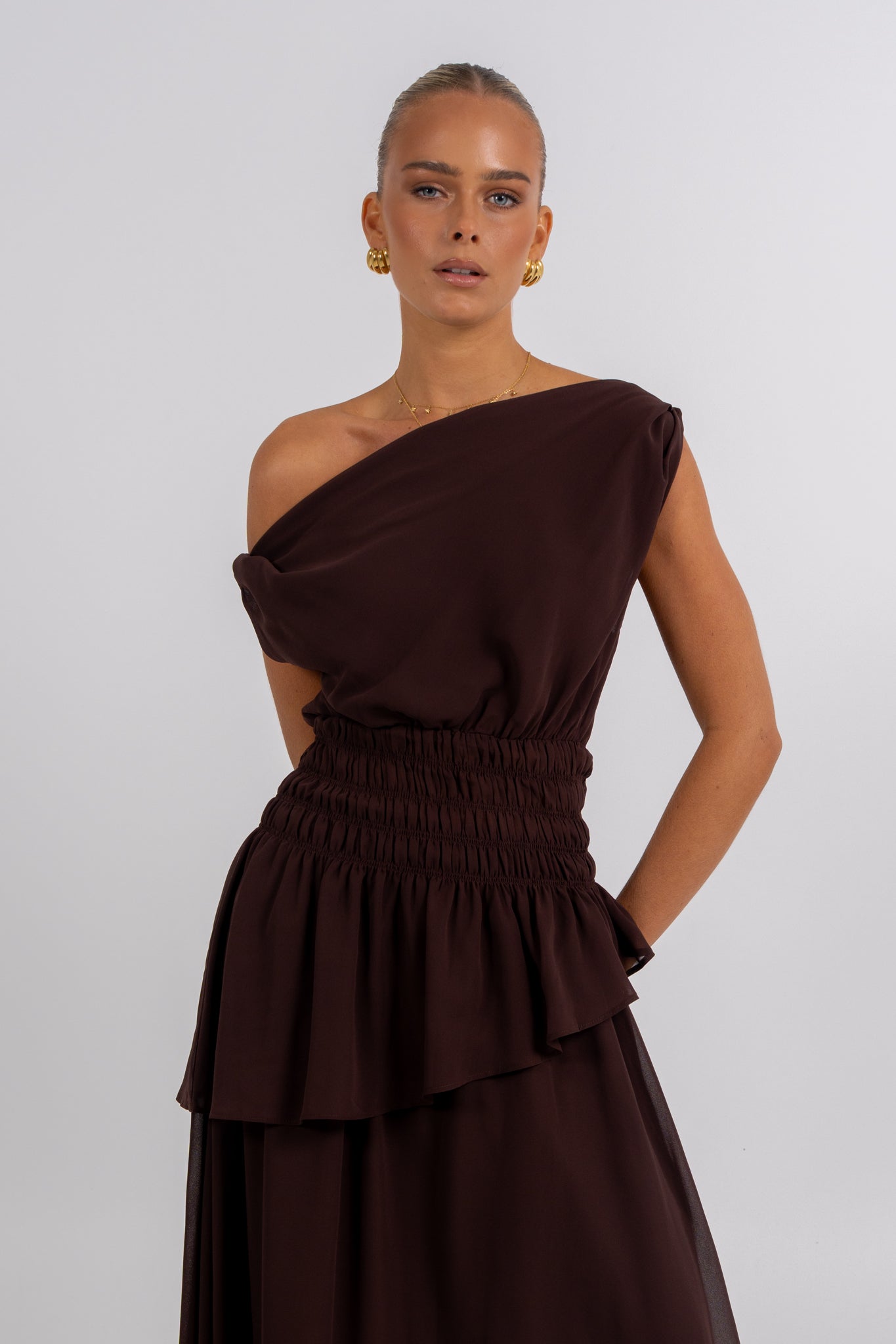 Ulah Maxi Skirt Chocolate