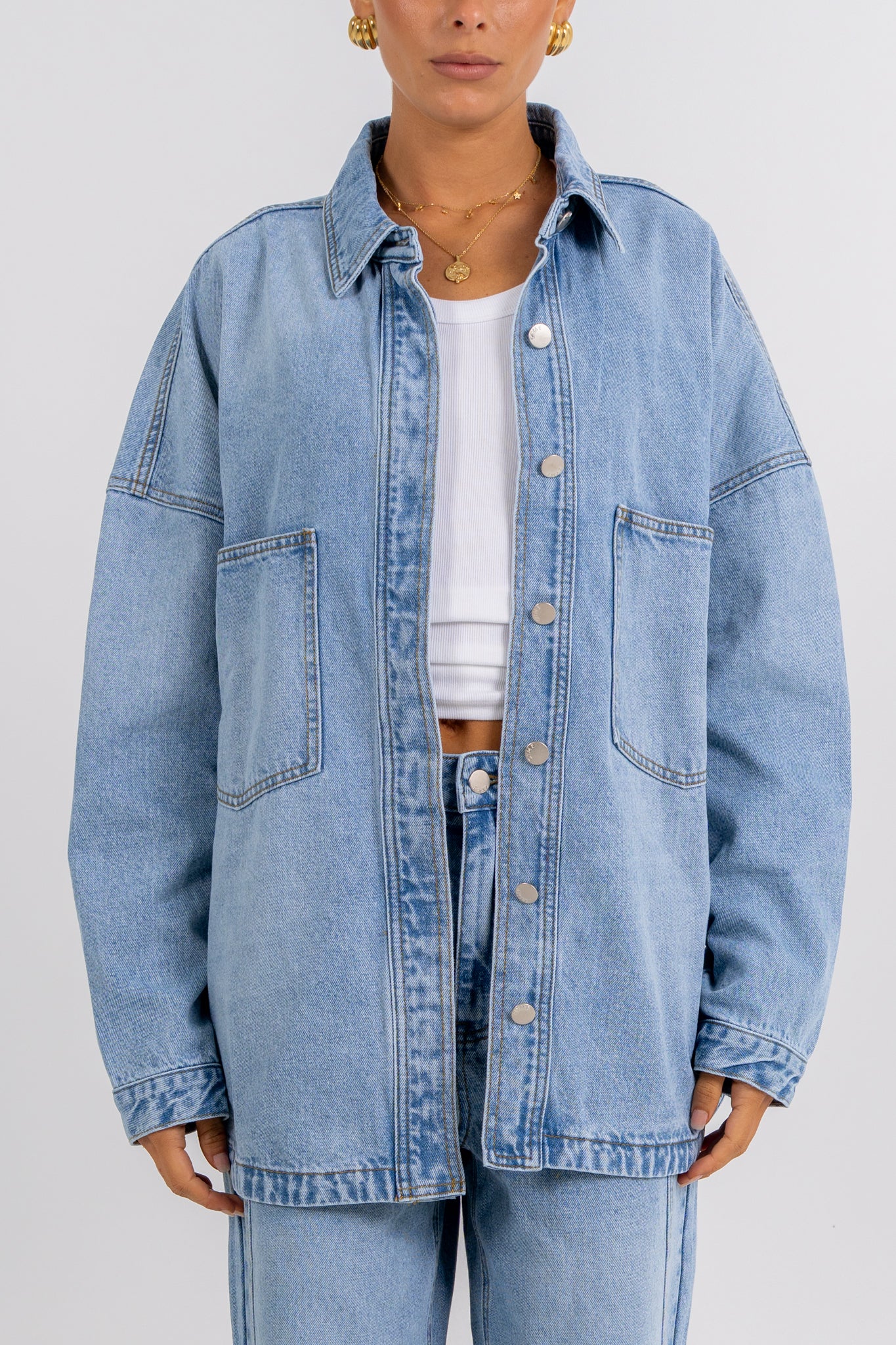 Ilou Denim Shirt Light Vintage