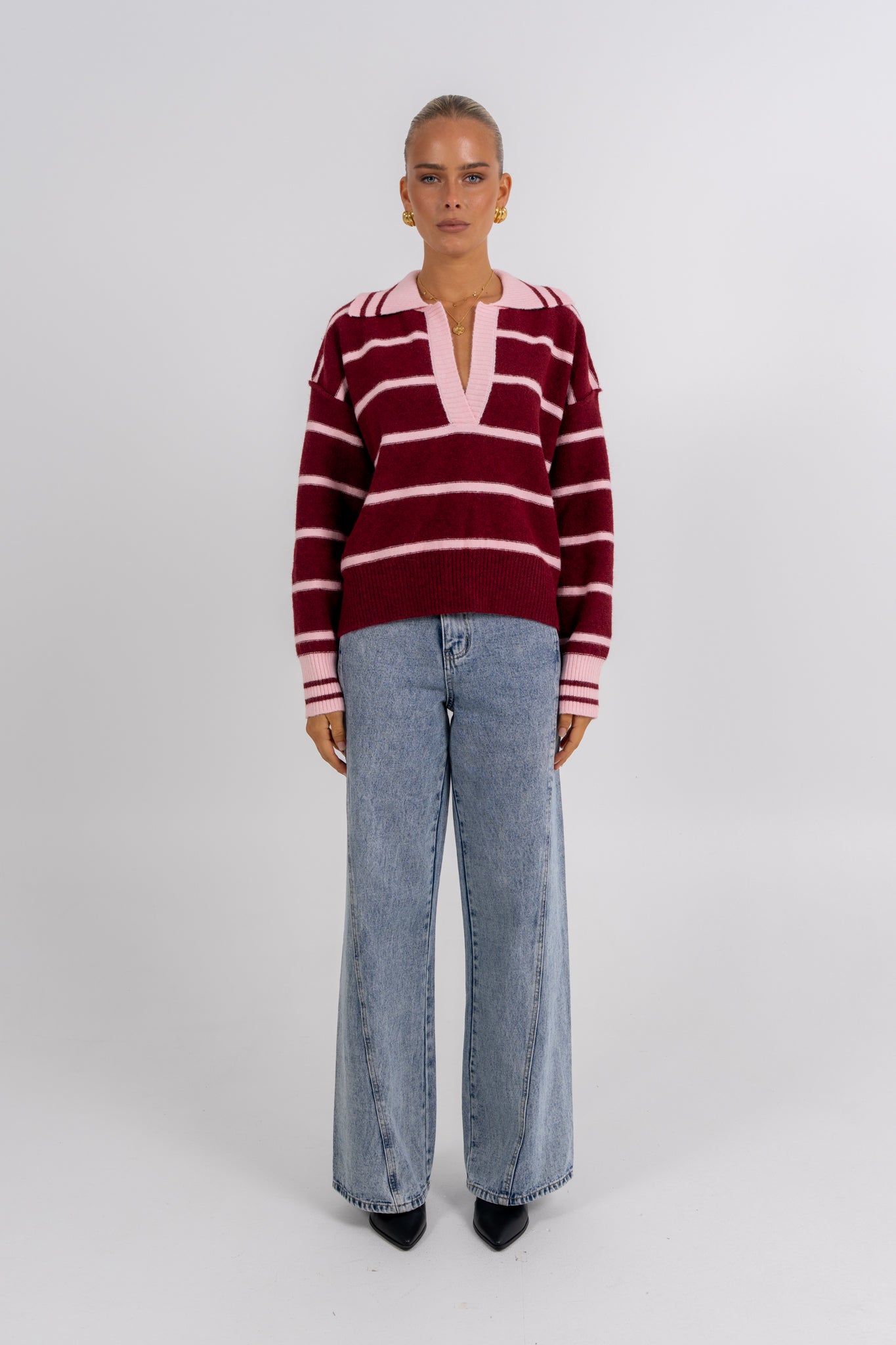 Alex Jumper Burgundy