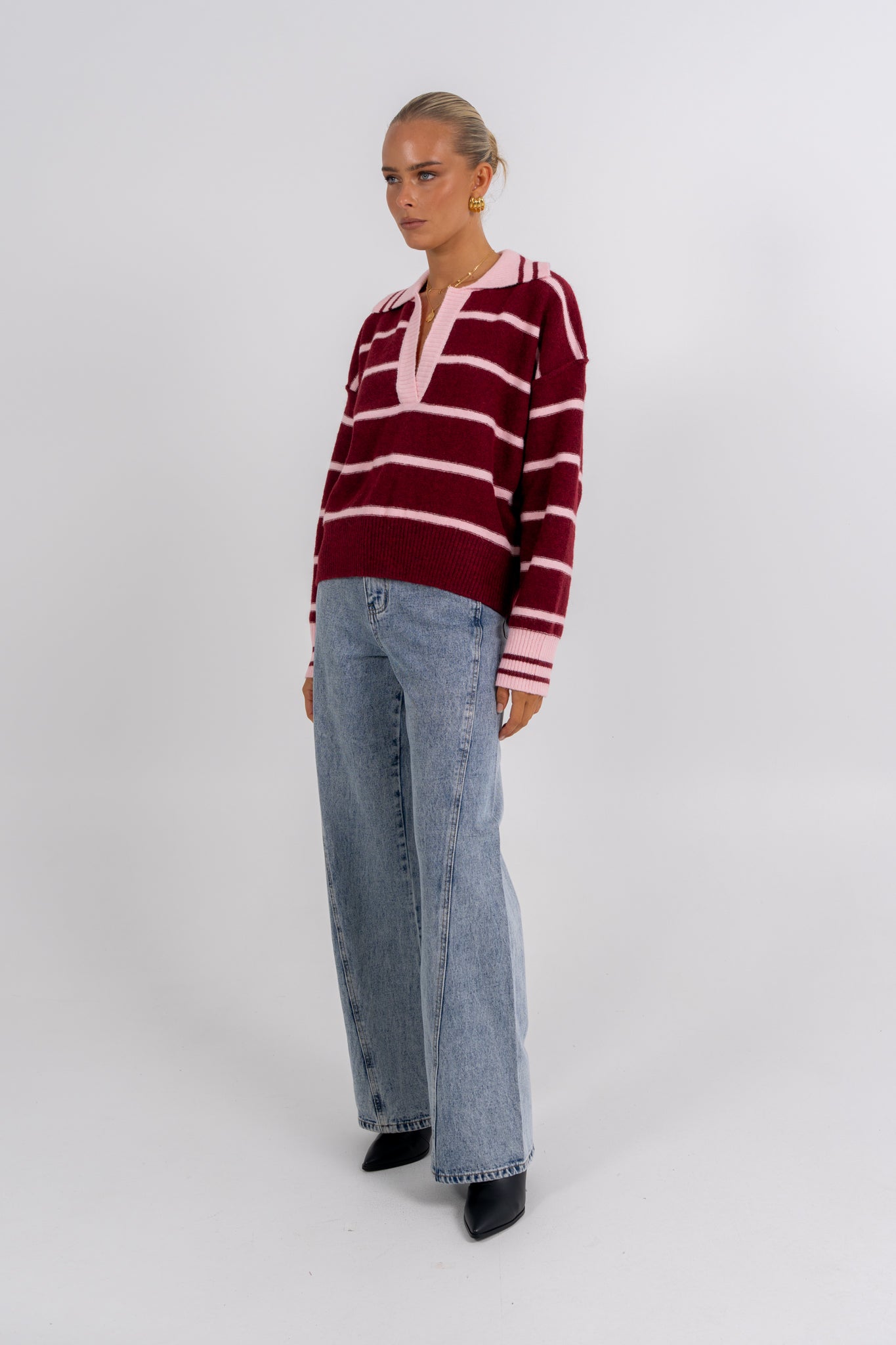 Alex Jumper Burgundy