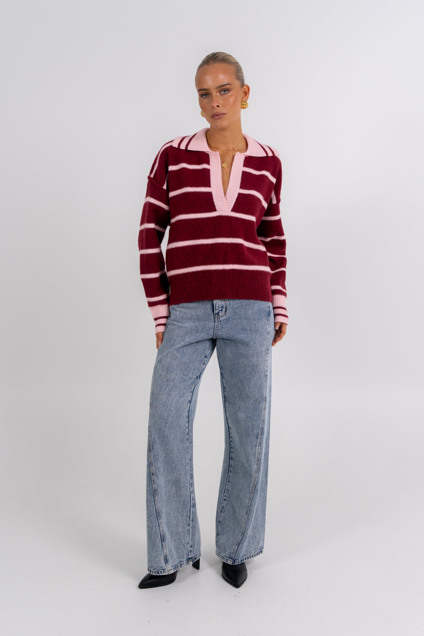 Alex Jumper Burgundy