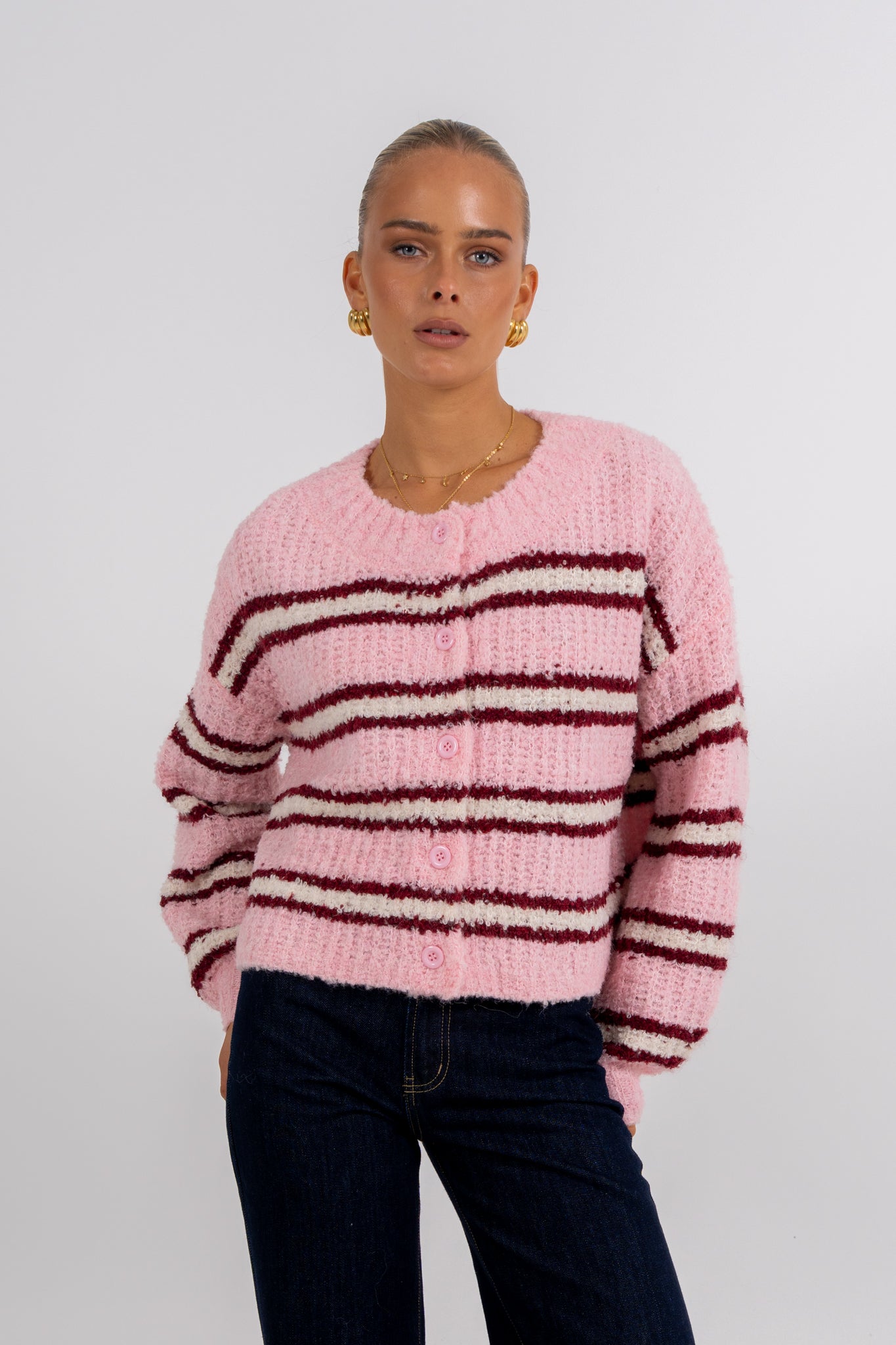 Ozelia Cardigan Pink