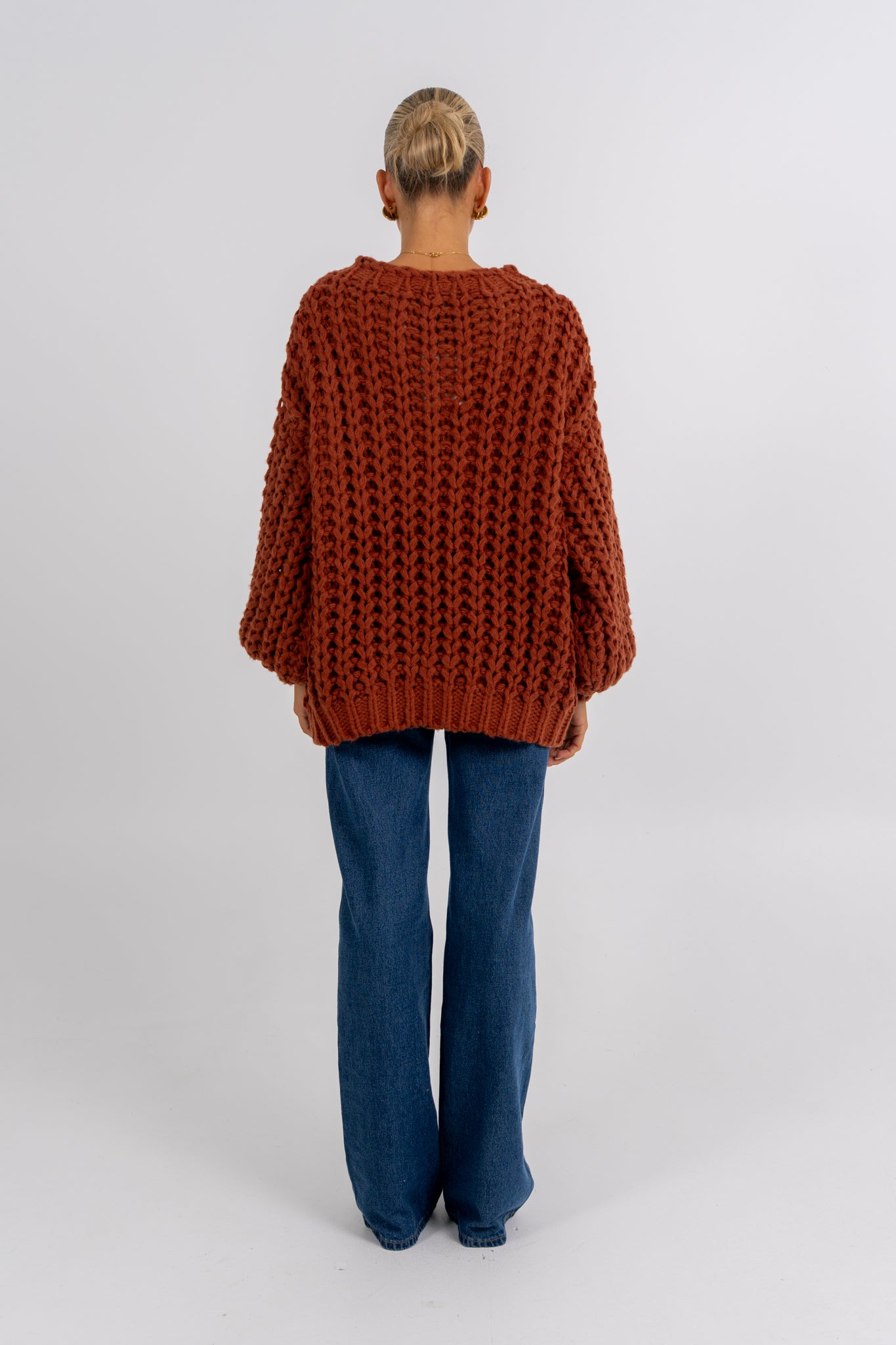 Nuriah Knit Jumper Rust
