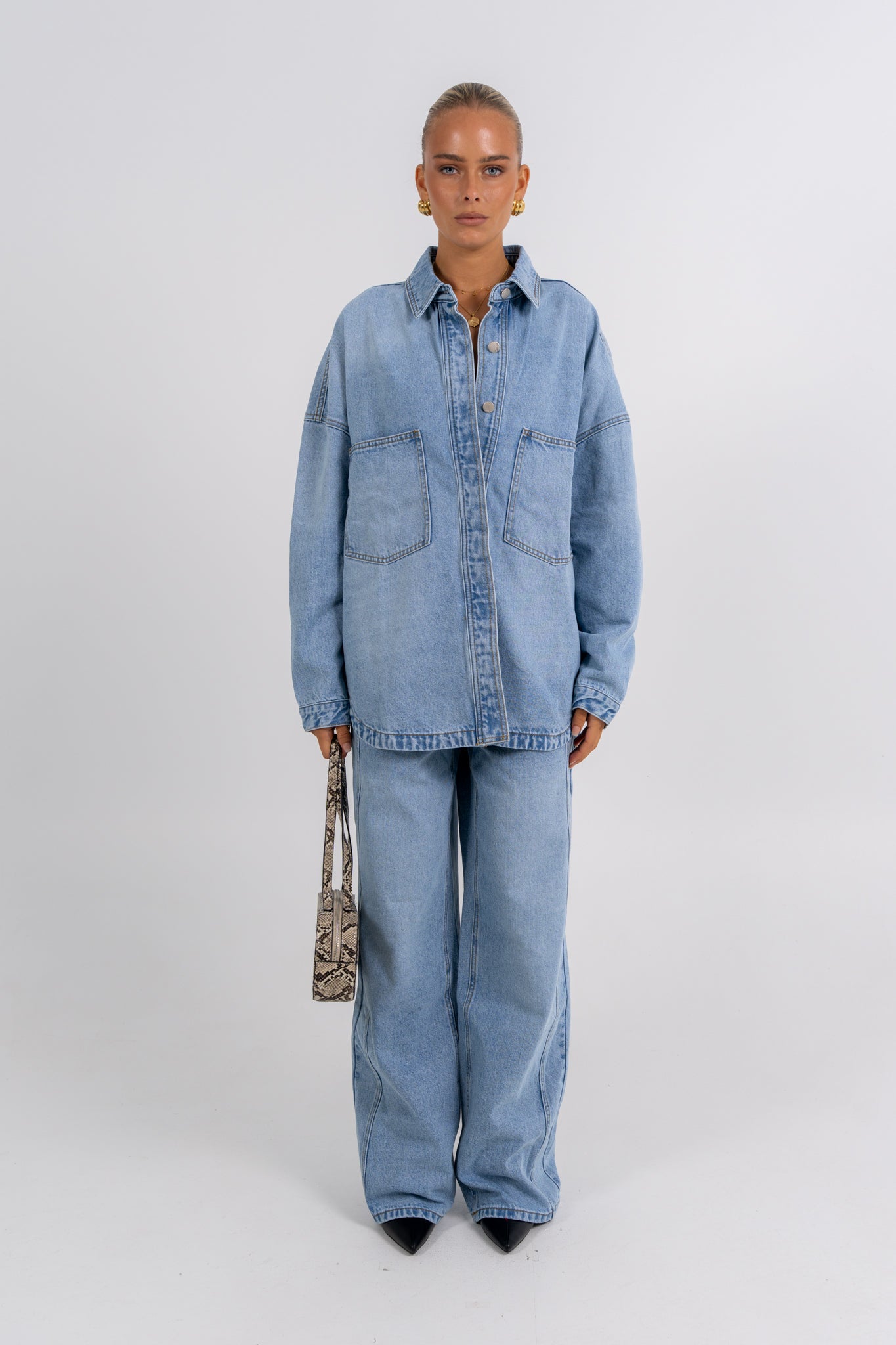 Ilou Denim Shirt Light Vintage