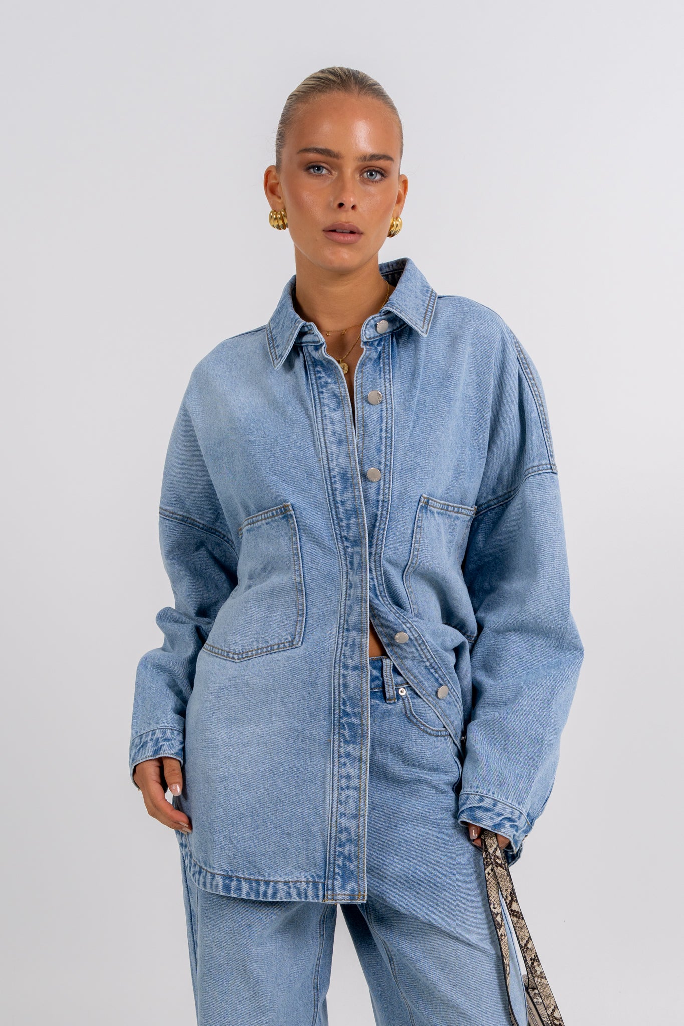 Ilou Denim Shirt Light Vintage
