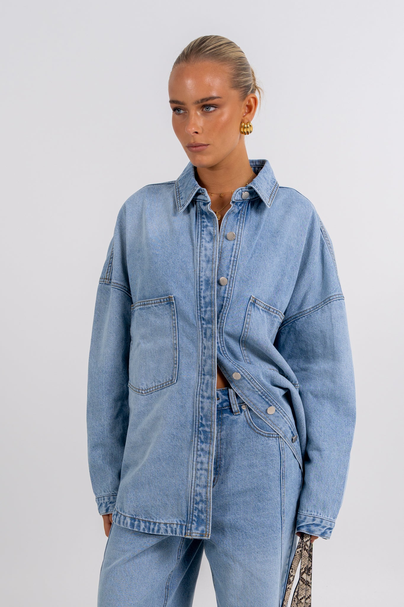 Ilou Denim Shirt Light Vintage