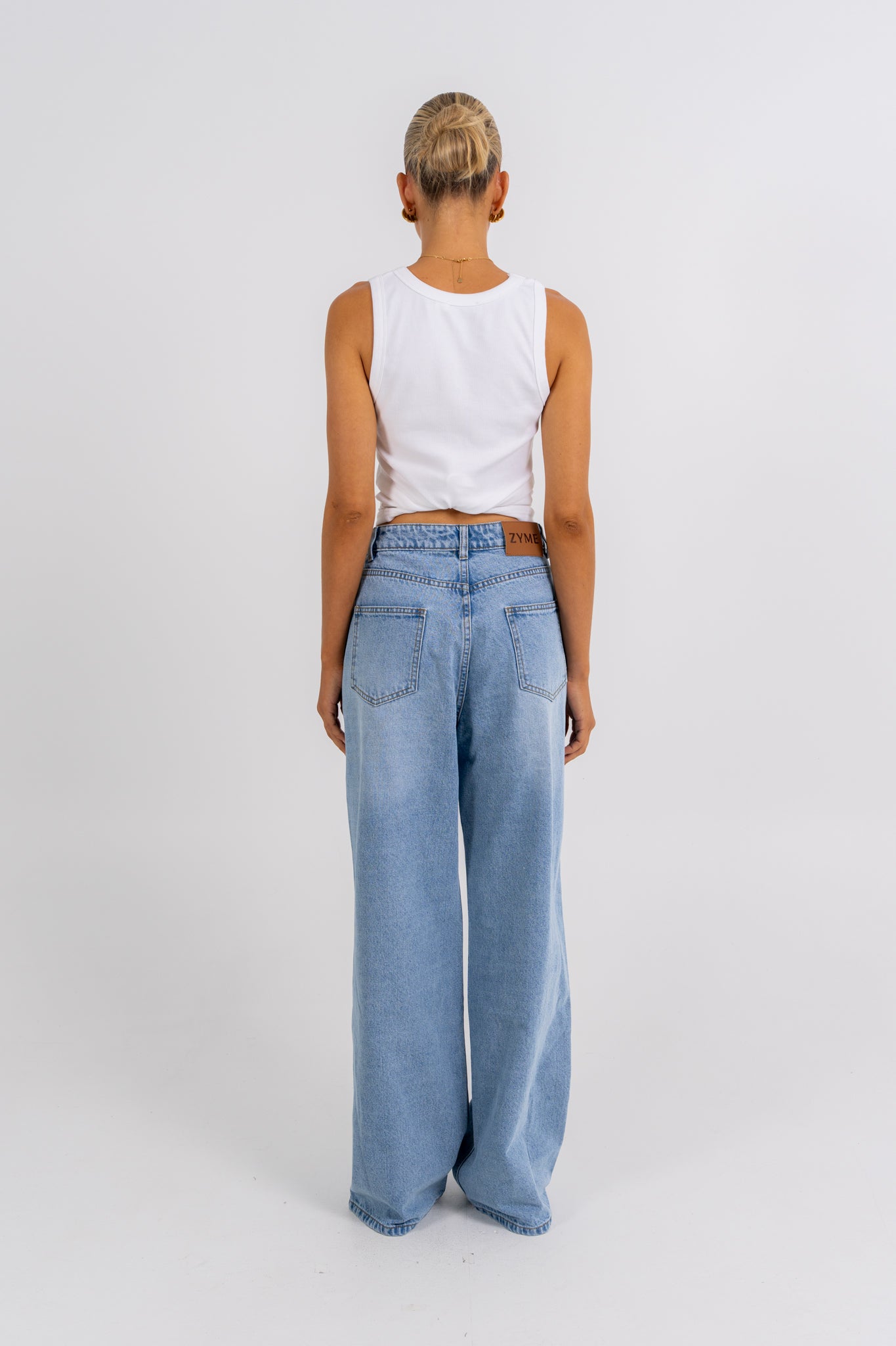 Janey Baggy Leg Jeans Light Vintage