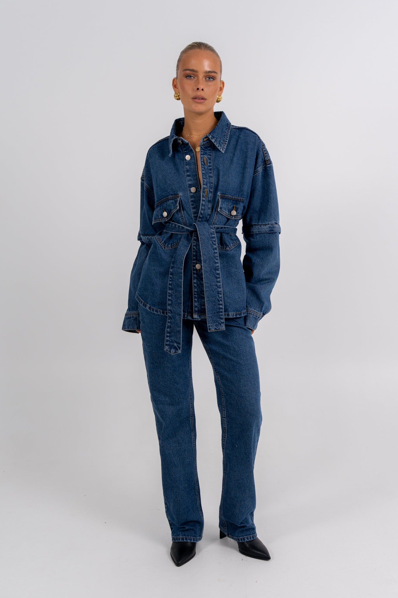 Embley Slim Leg Jean Dark Vintage