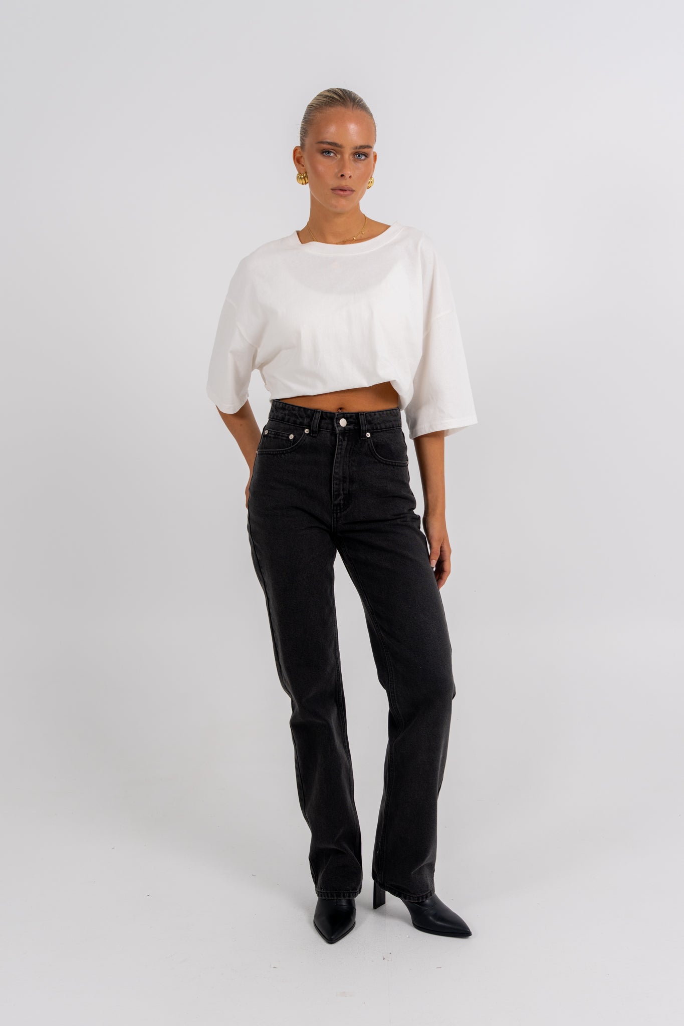 Embley Slim Leg Jean Black