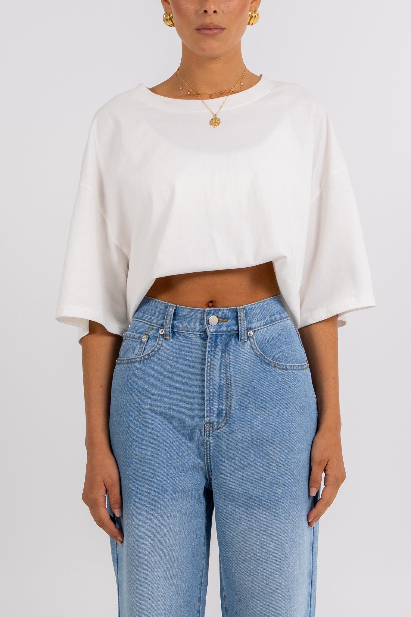 Carissa Wide Leg Jeans True Blue Wash