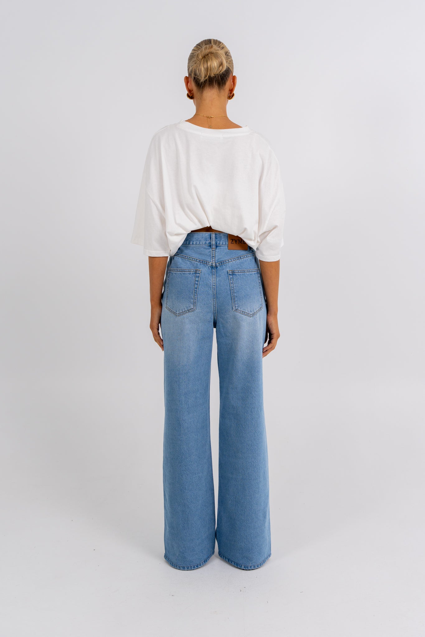Carissa Wide Leg Jeans True Blue Wash