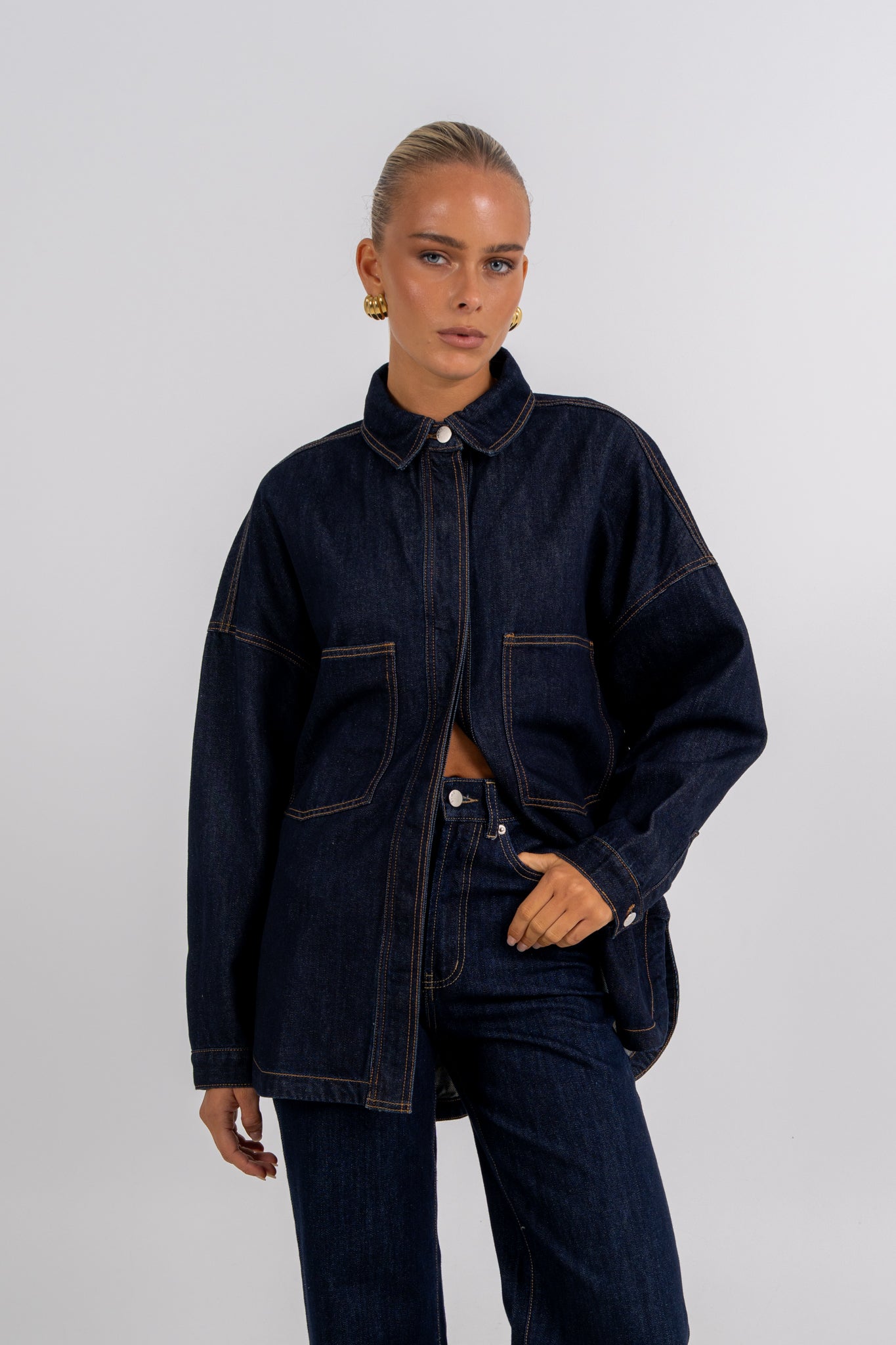 Ilou Denim Shirt Indigo