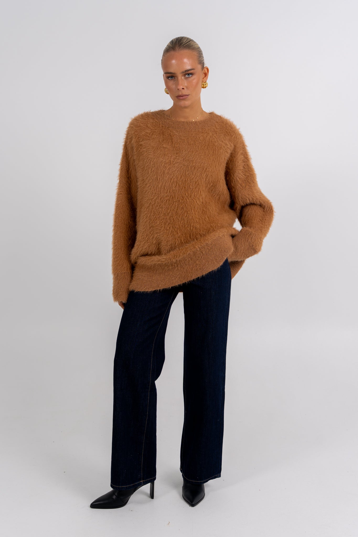 Willow Knit Jumper Tan