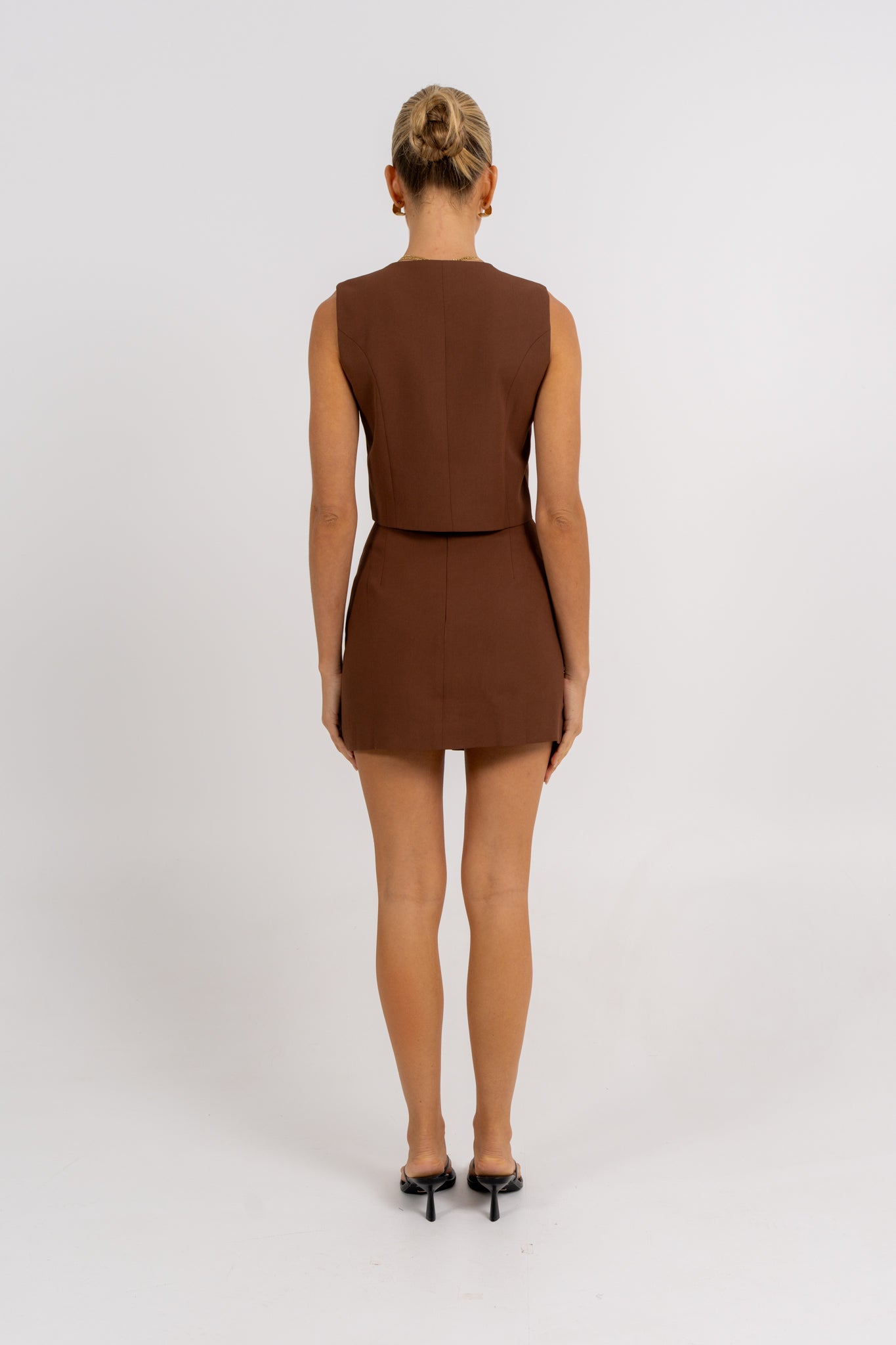 Haider Mini Skirt Chocolate