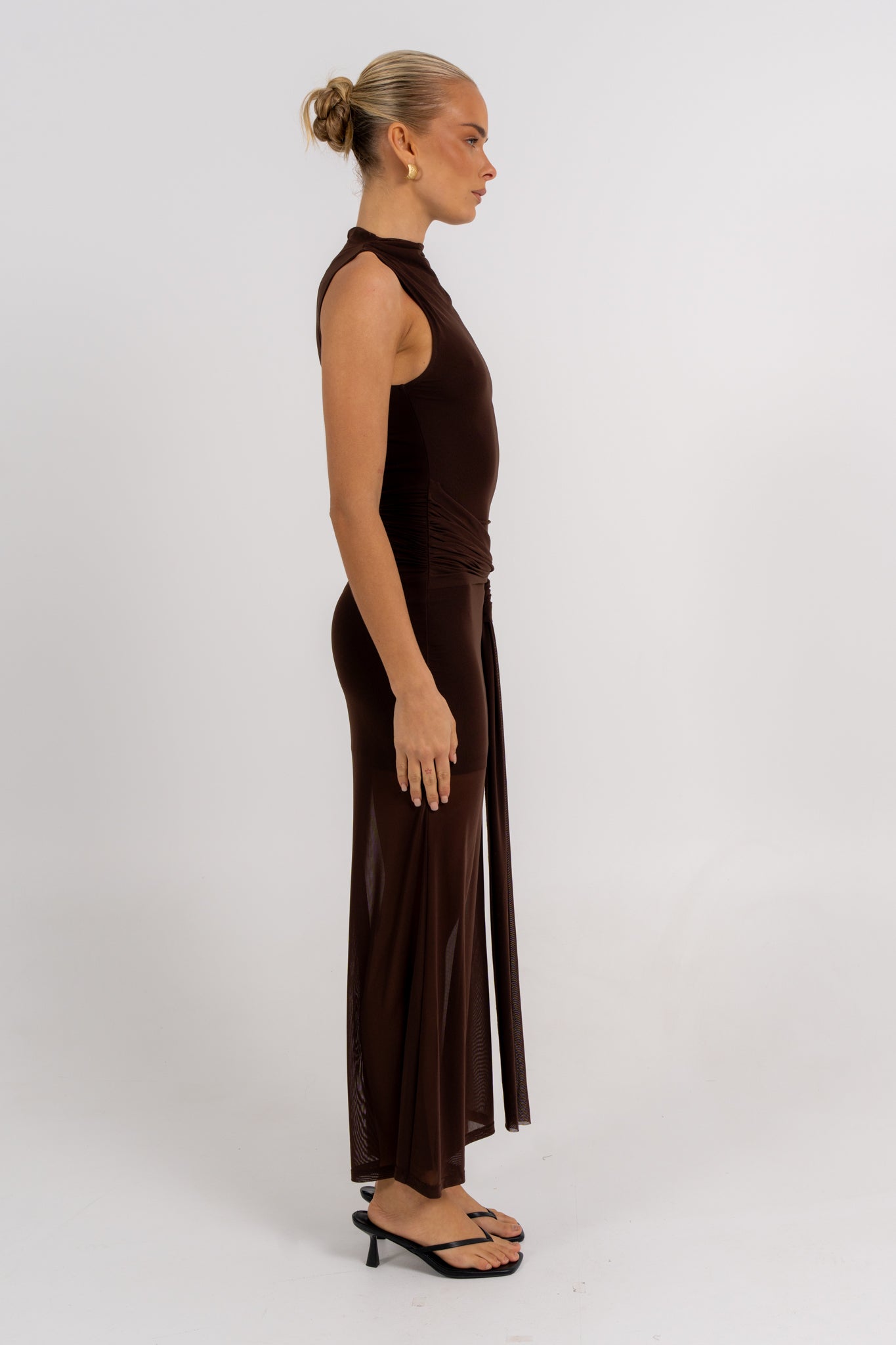 Dominic Maxi Dress Chocolate