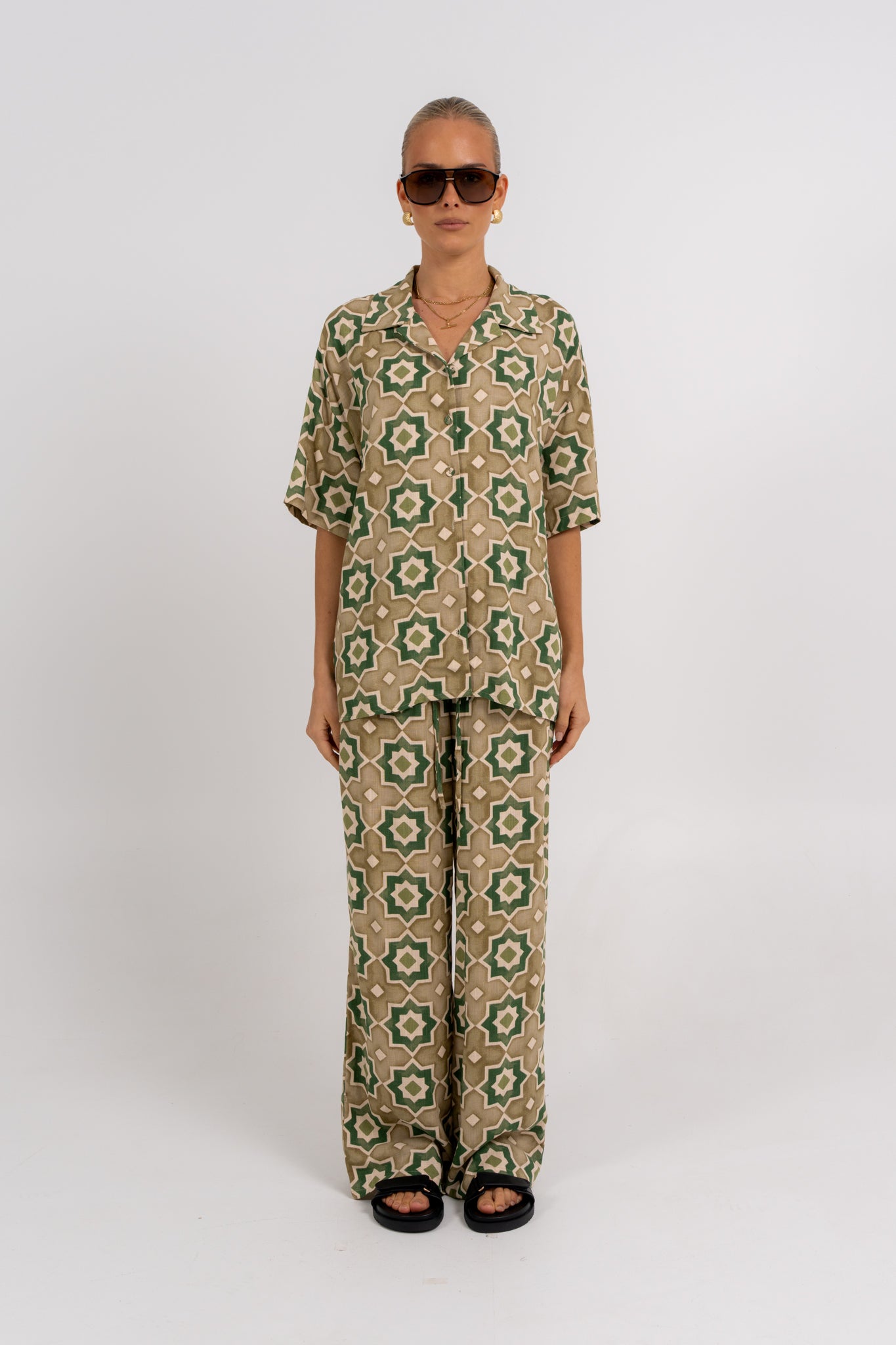 Citta Pants Khaki Tile