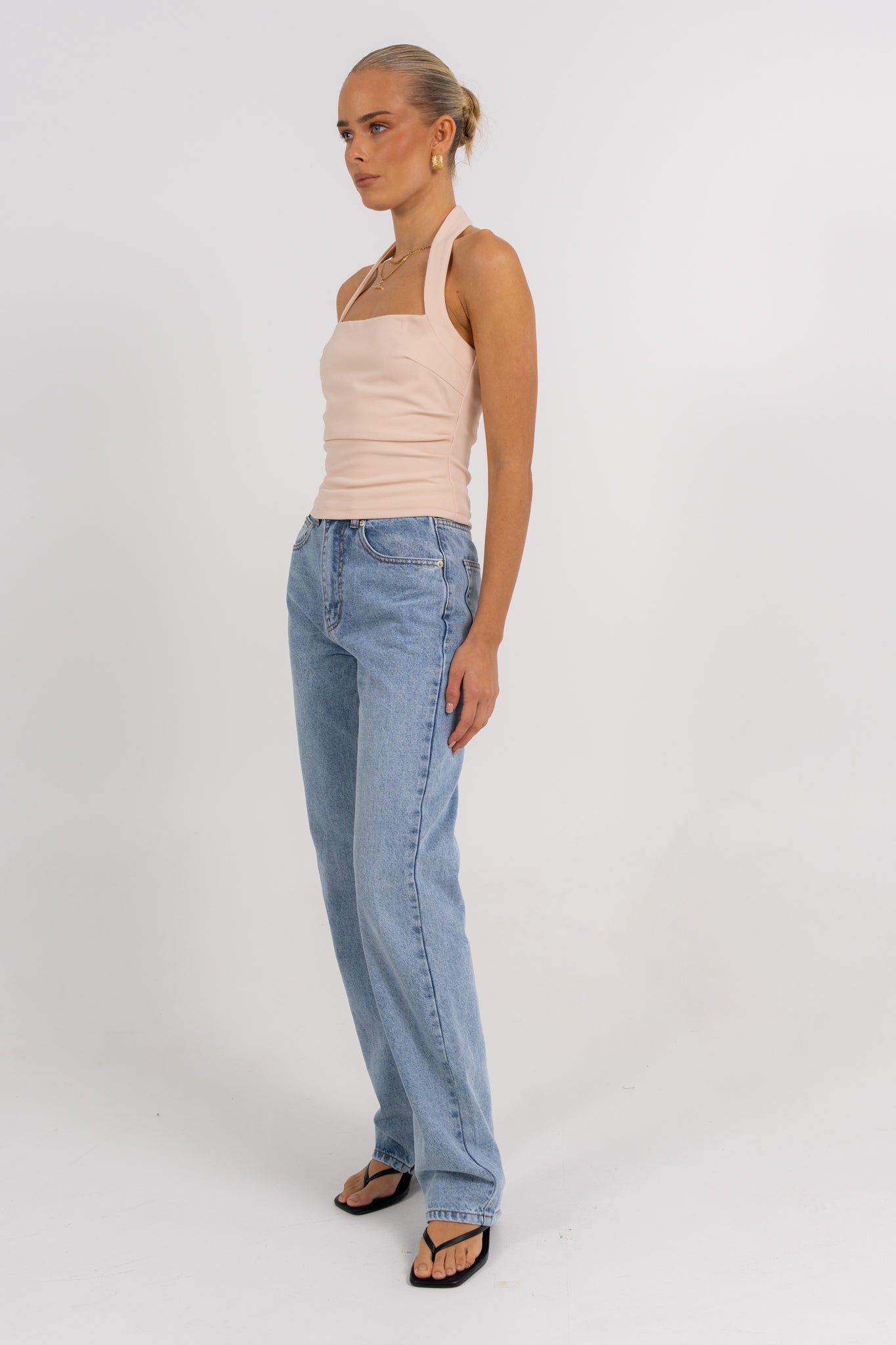 Rilee Halter Top Bone