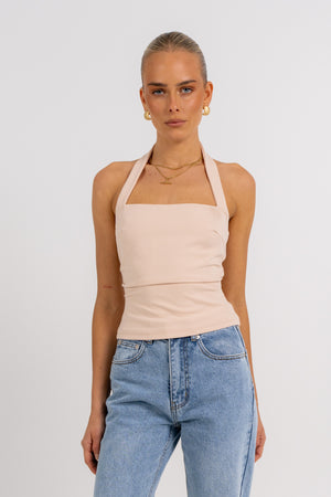 Rilee Halter Top Bone