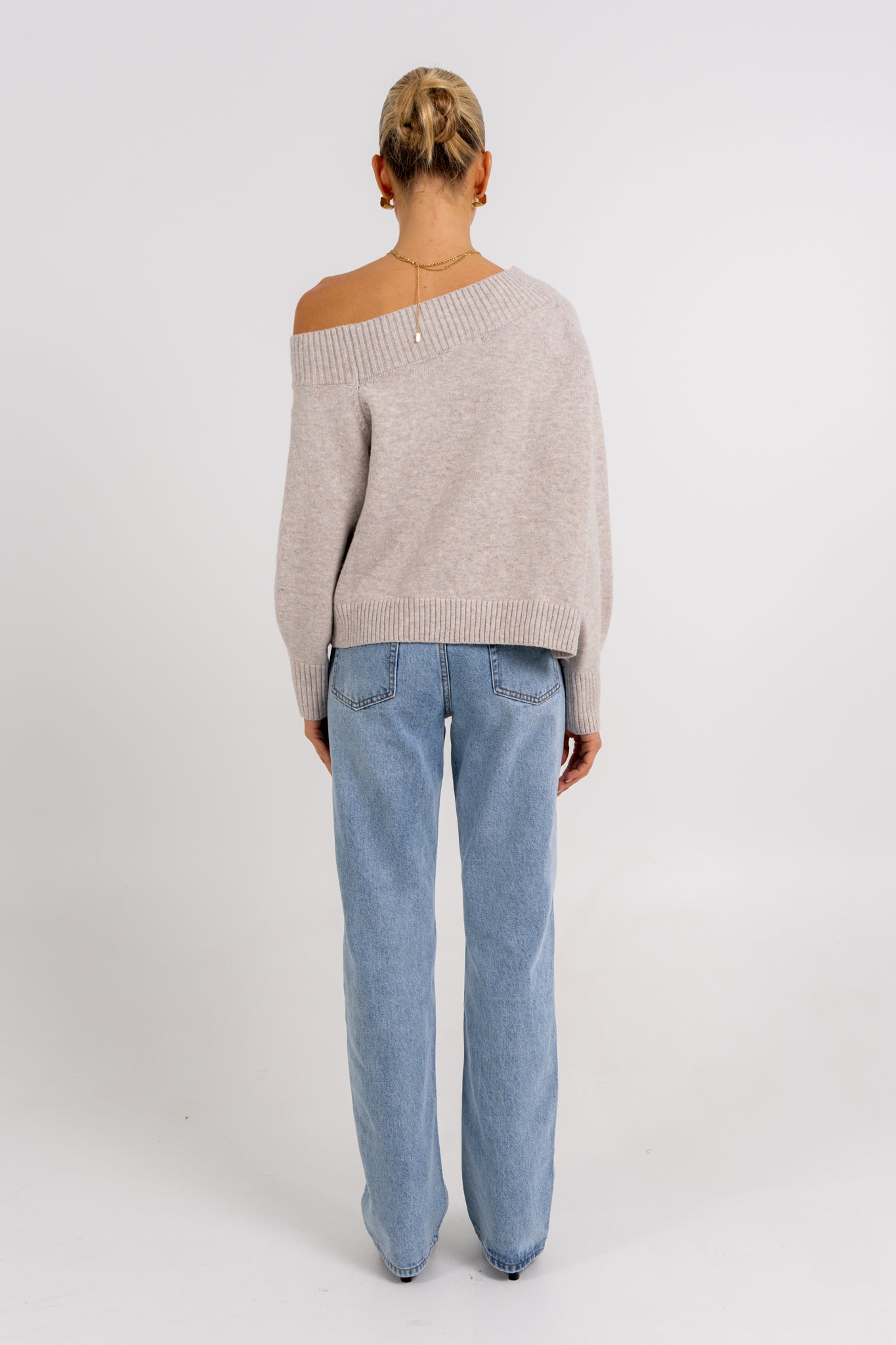 Omerson Jumper Oatmeal Marle