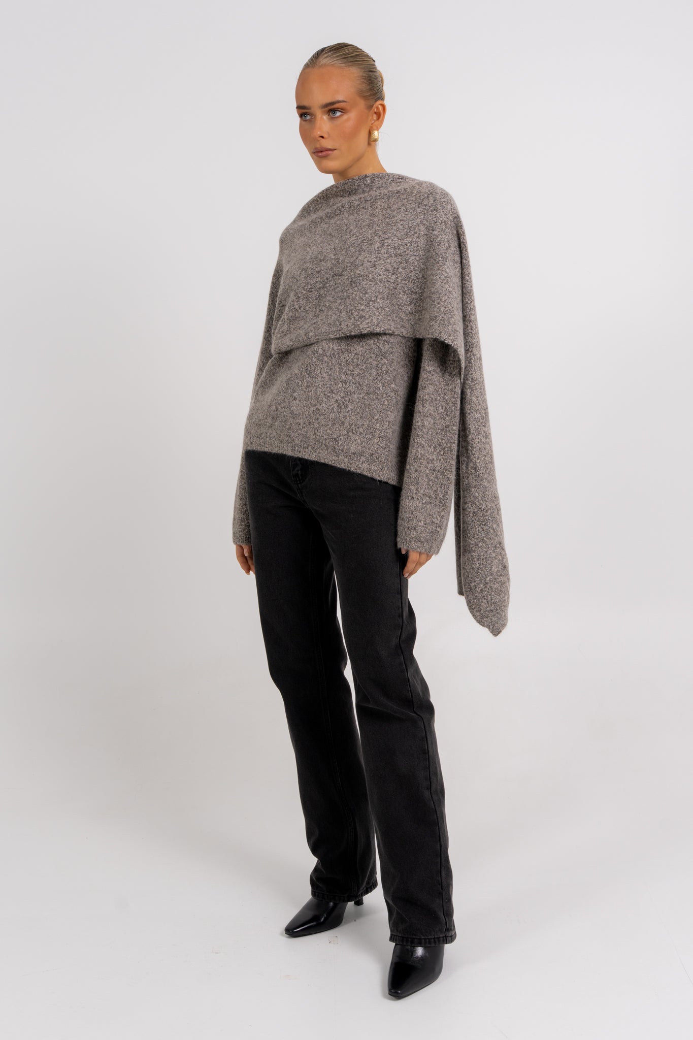 Filip Knit Grey Marle